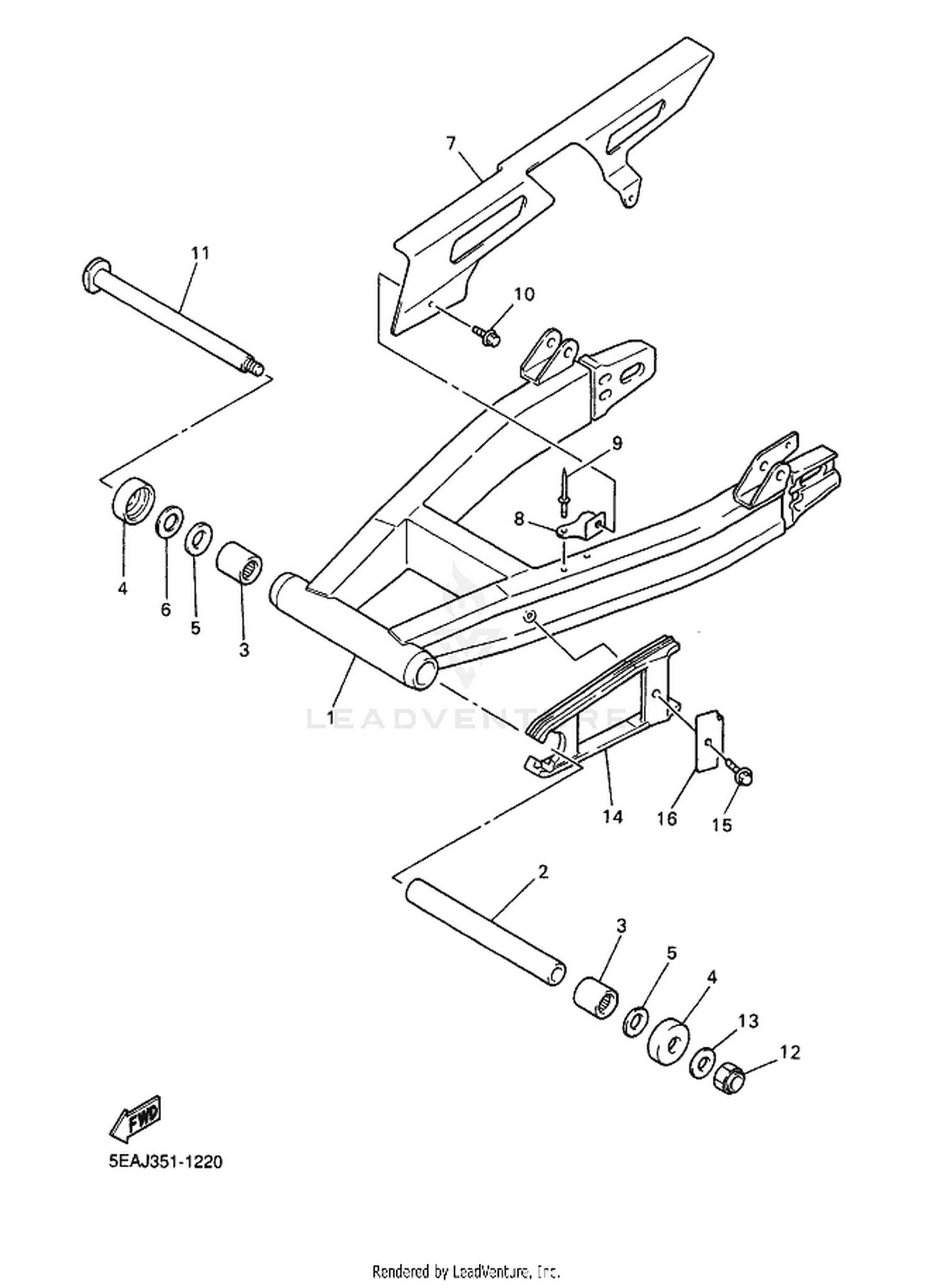 22 REAR ARM  SUSPENSION