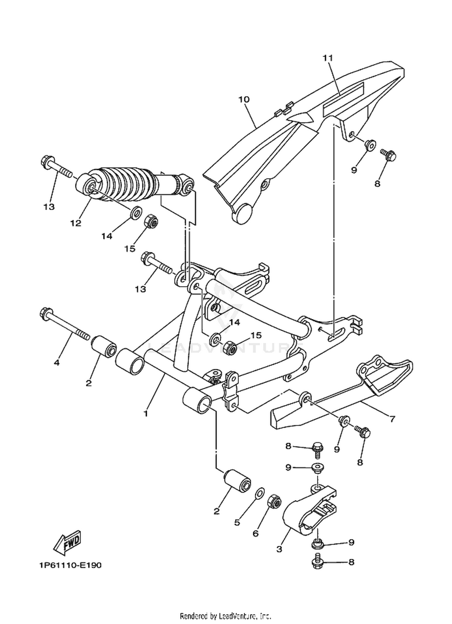 19 REAR ARM  SUSPENSION
