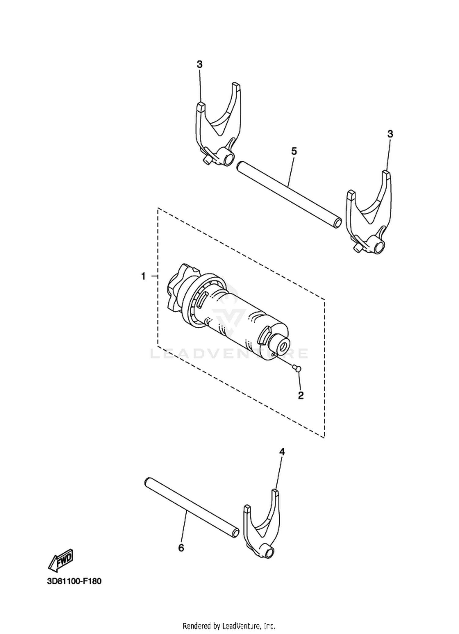 18 SHIFT CAM  FORK