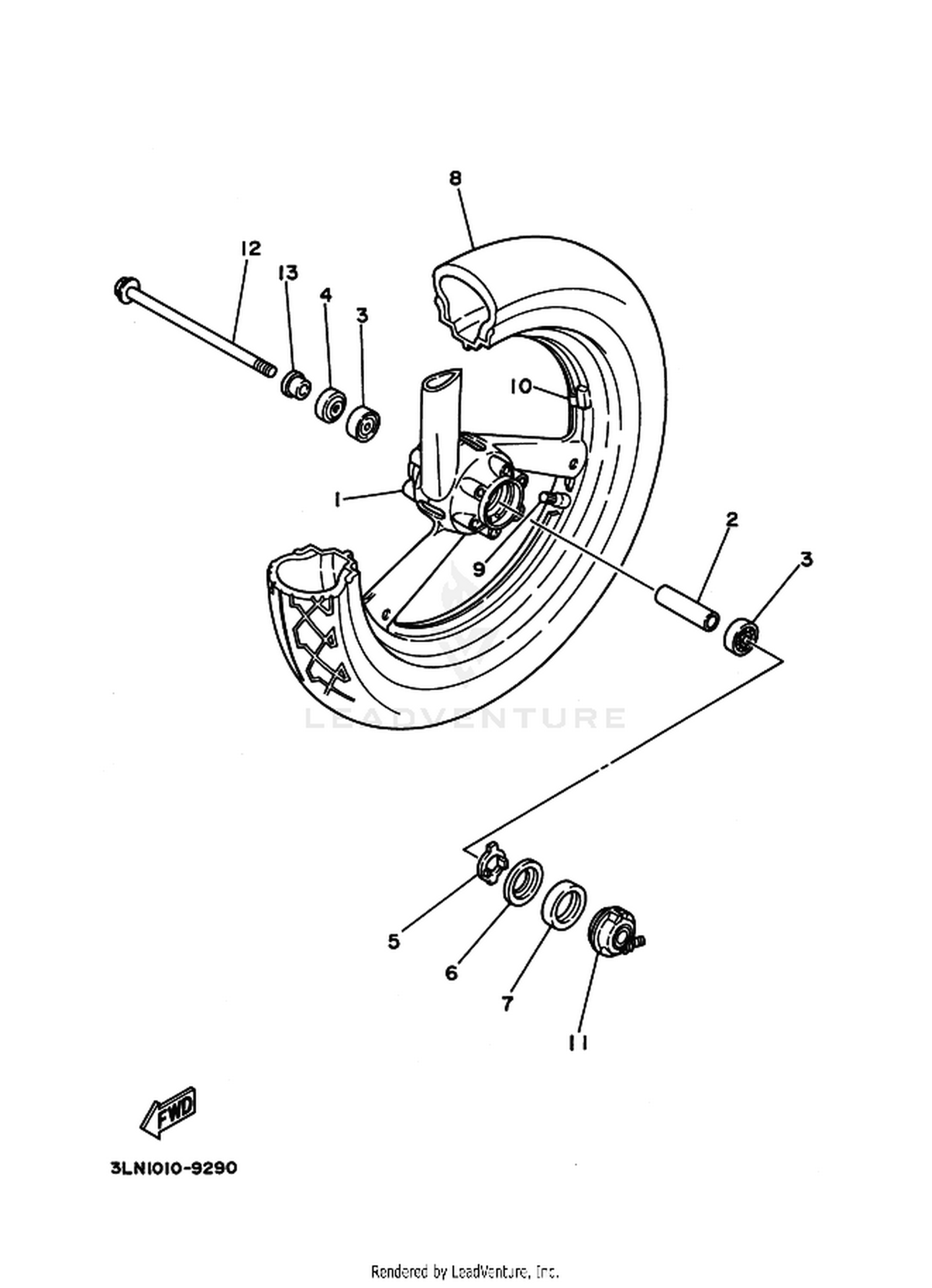 28 FRONT WHEEL