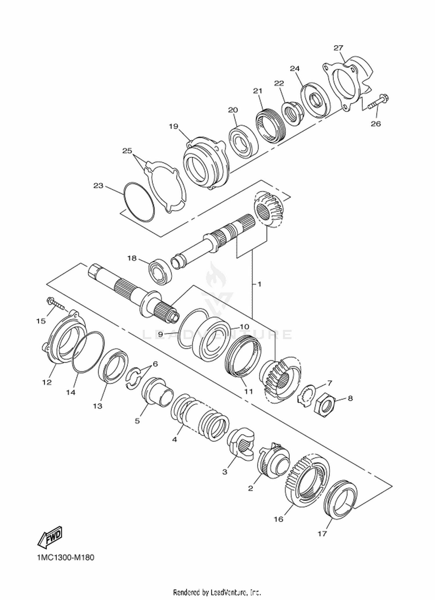 18 MIDDLE DRIVE GEAR
