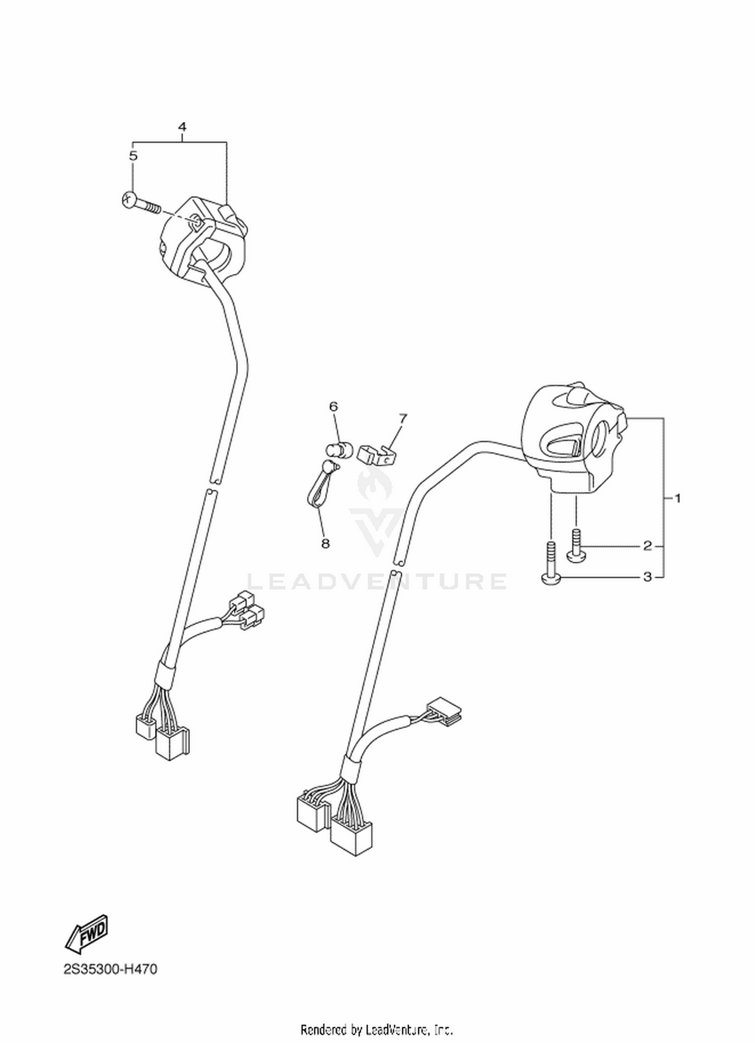 47 HANDLE SWITCH  LEVER