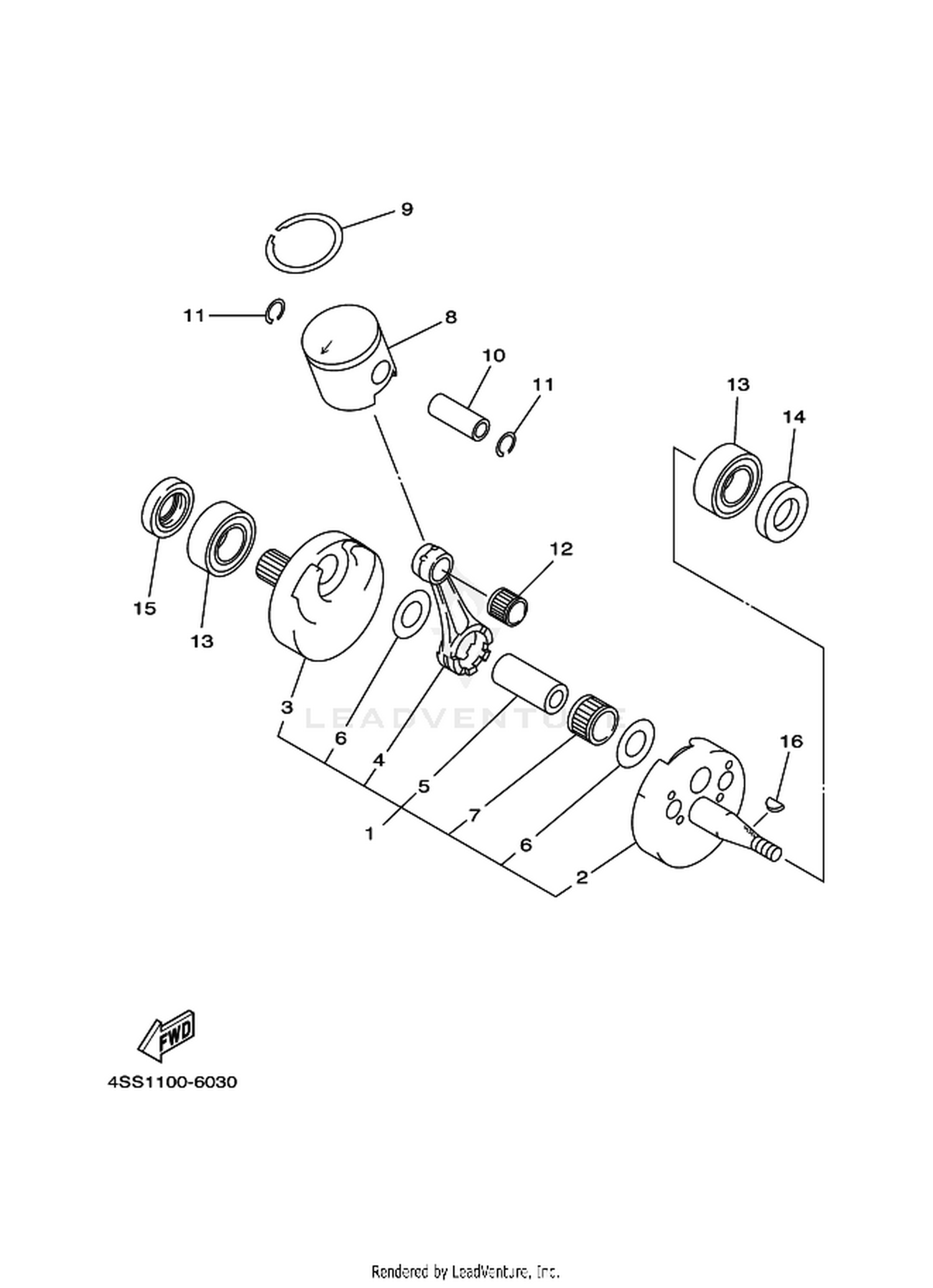 03 CRANKSHAFT  PISTON