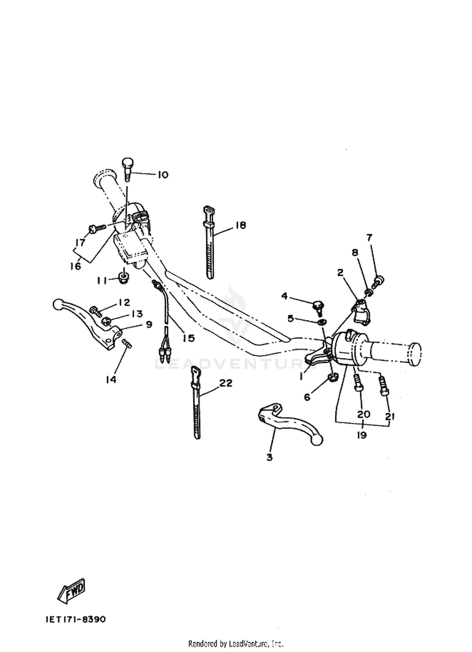 39 HANDLE SWITCH  LEVER