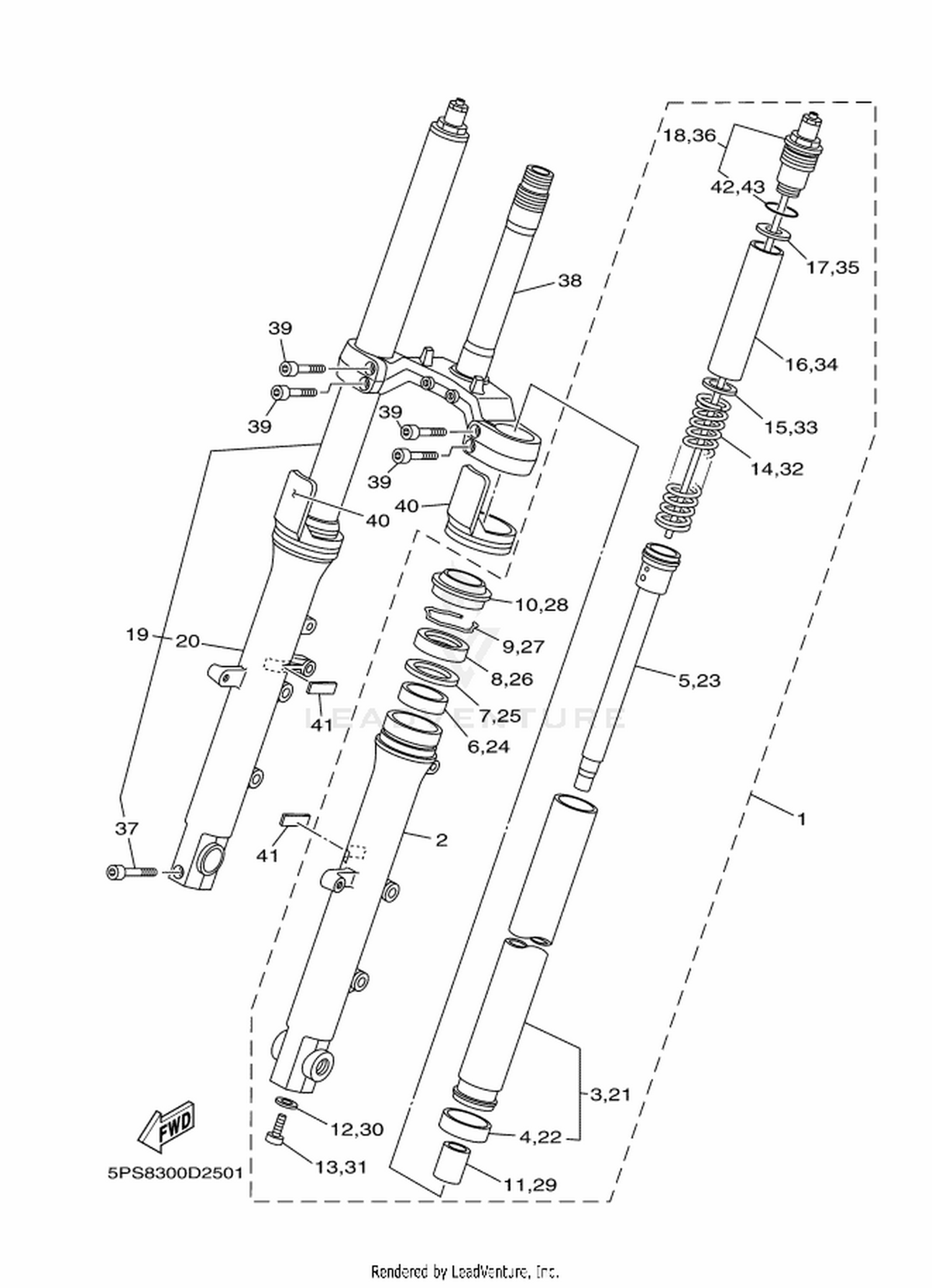 25 FRONT FORK