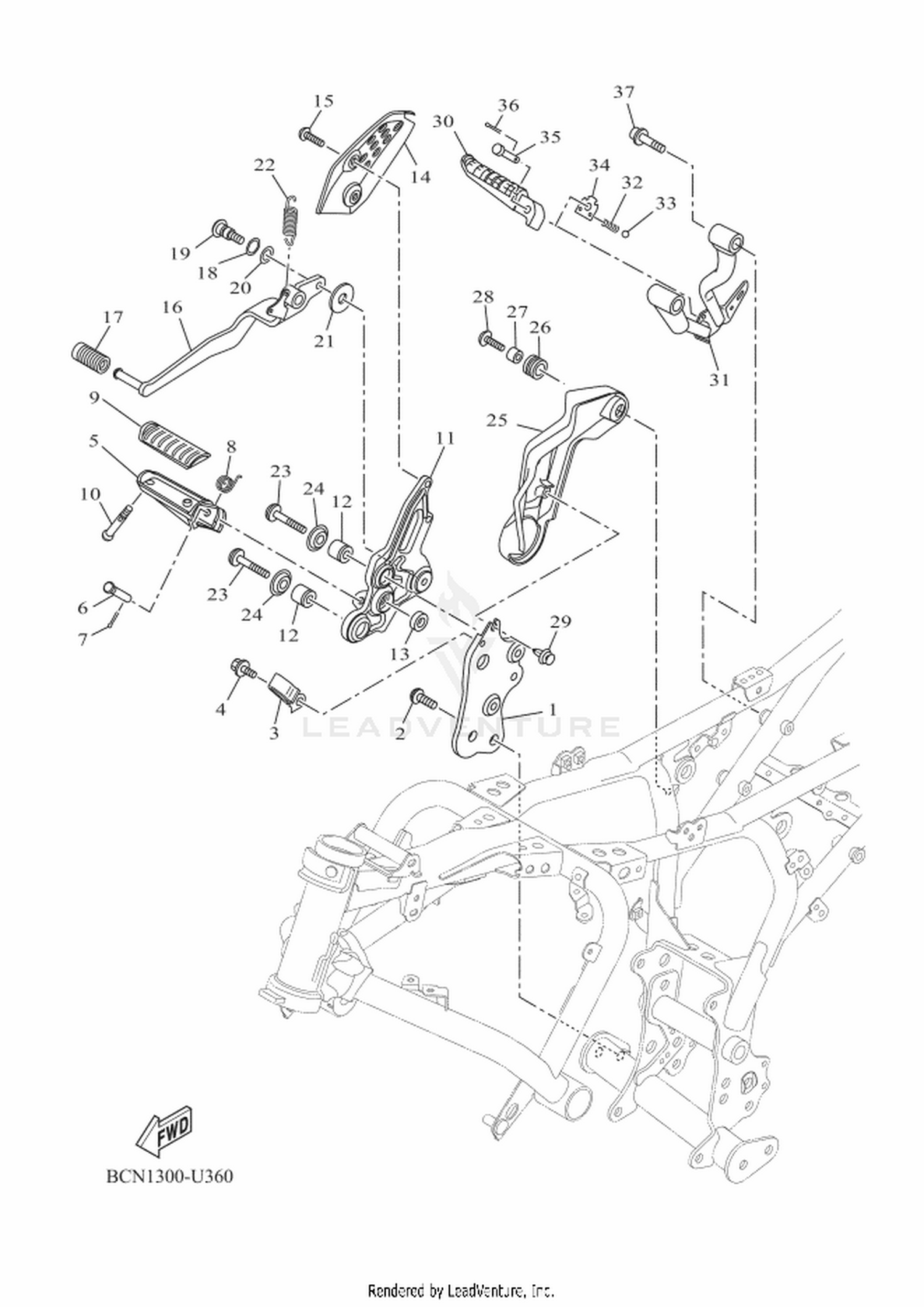 37 STAND & FOOTREST 2
