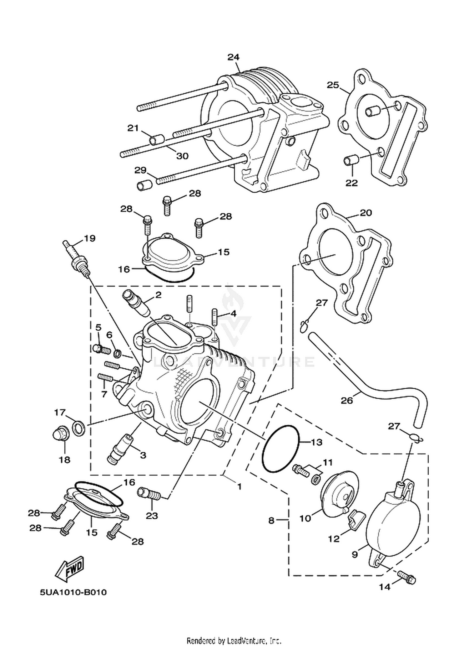 01 CYLINDER HEAD