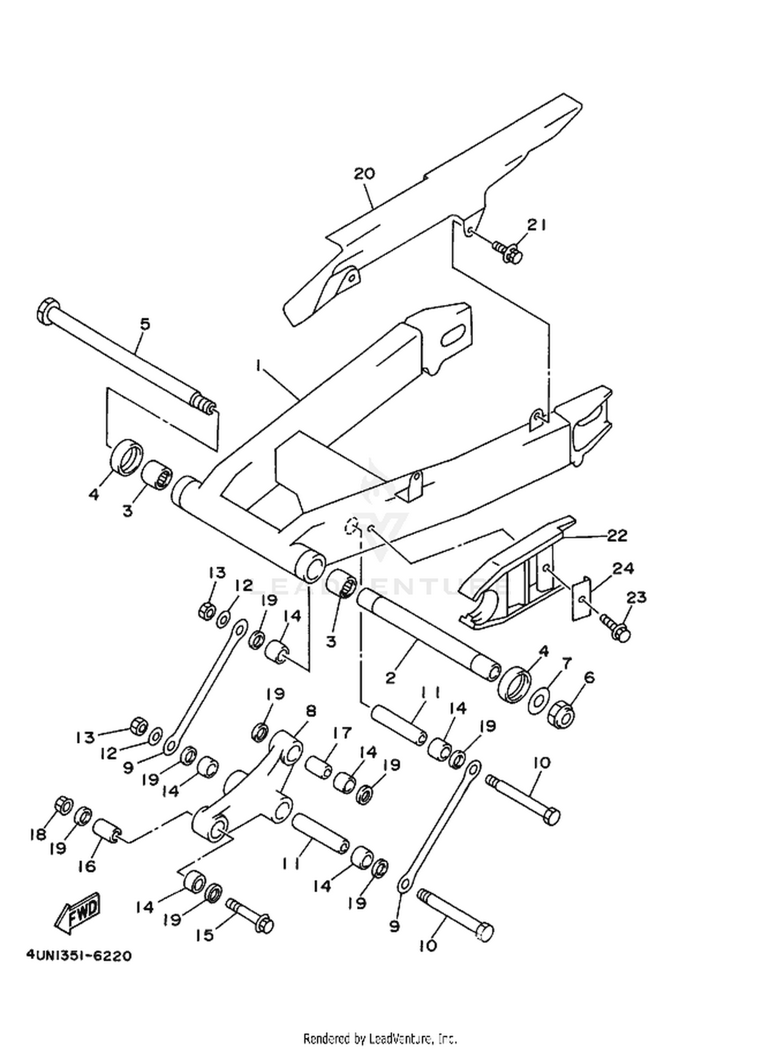 22 REAR ARM