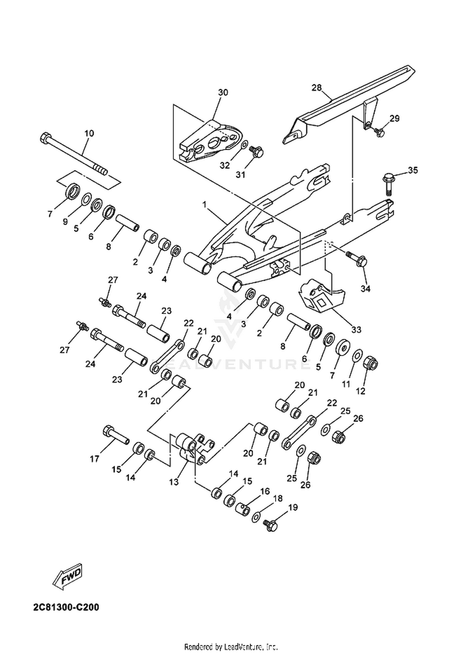 20 REAR ARM