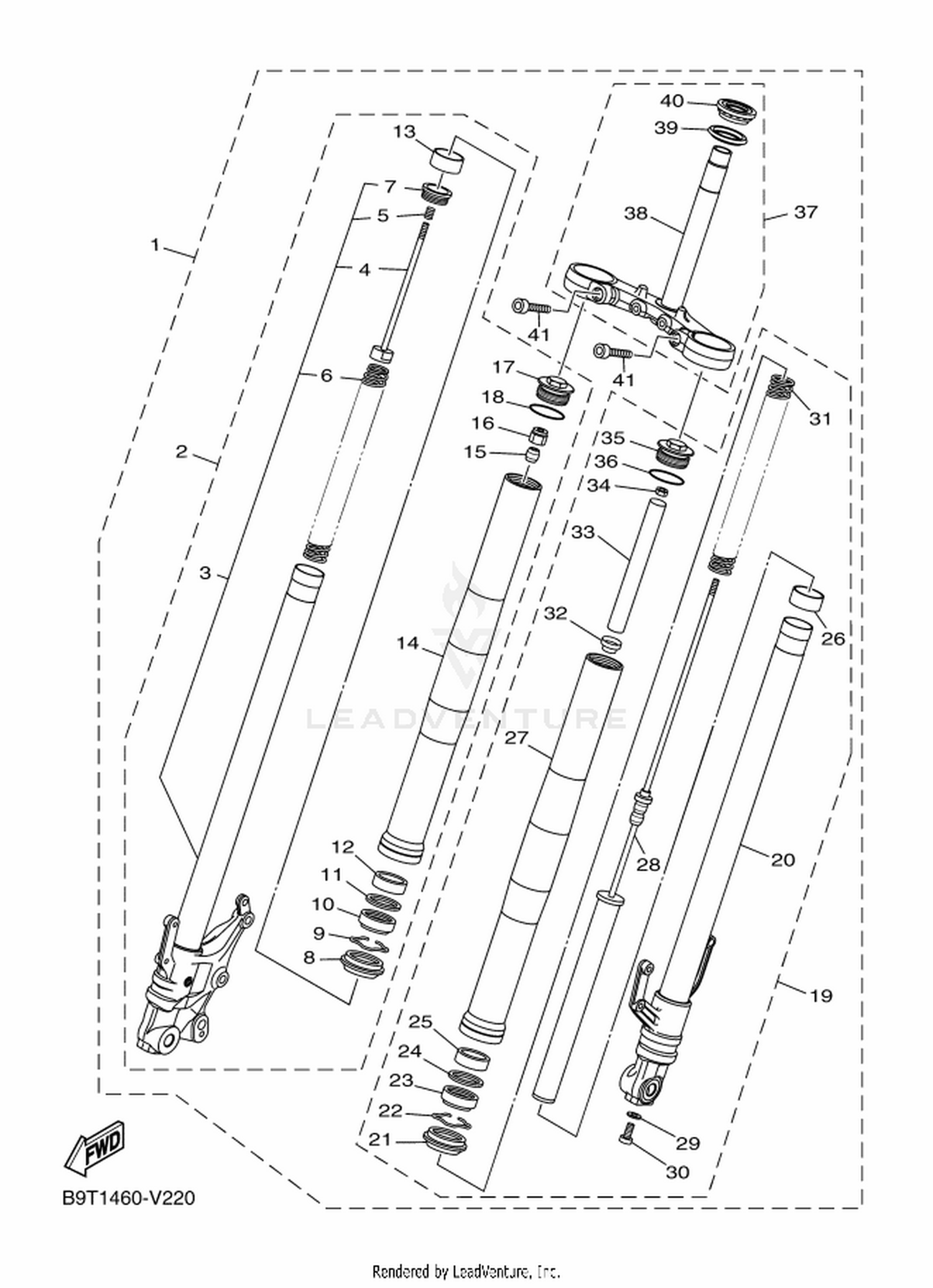22 FRONT FORK