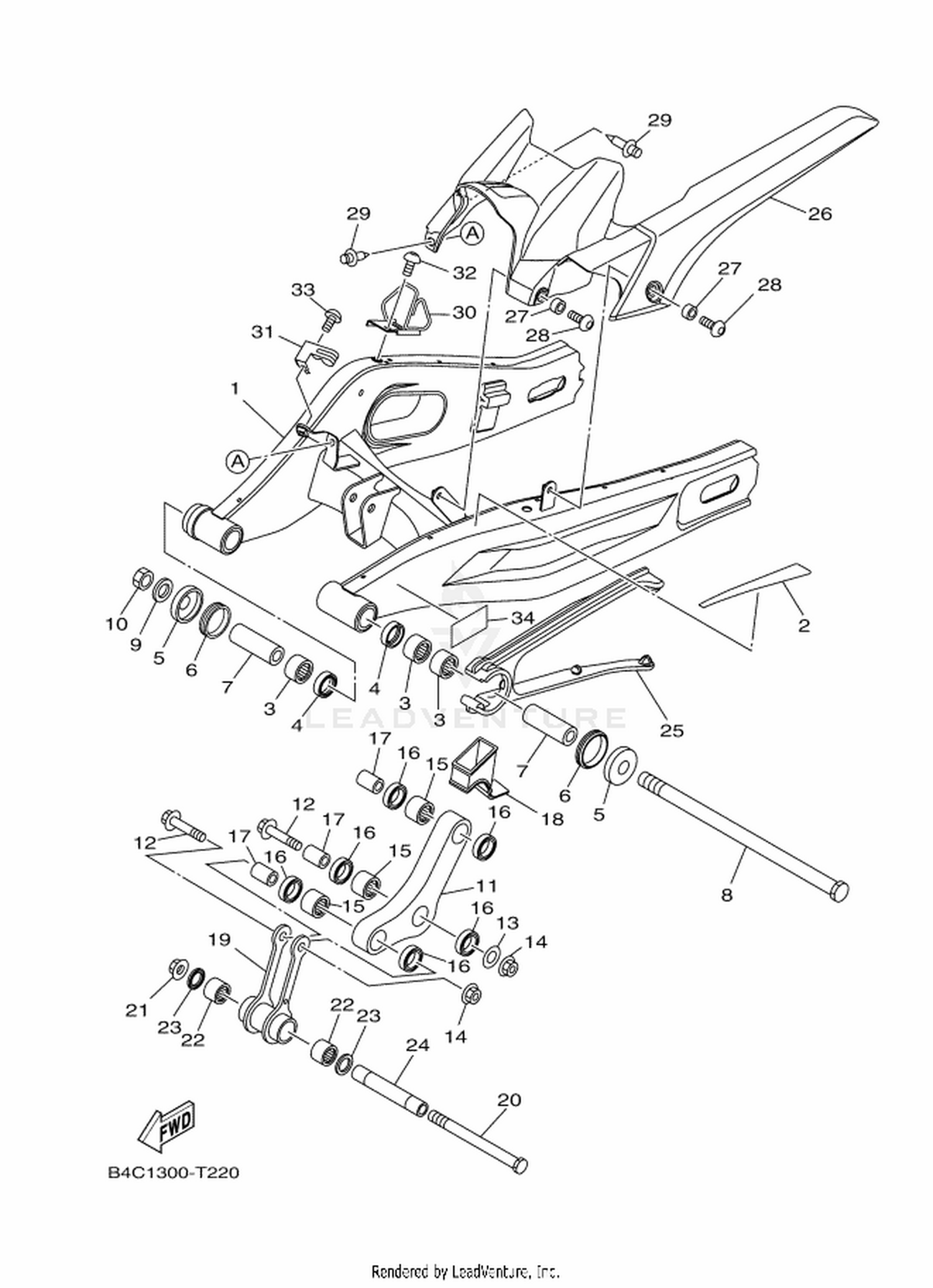 22 REAR ARM