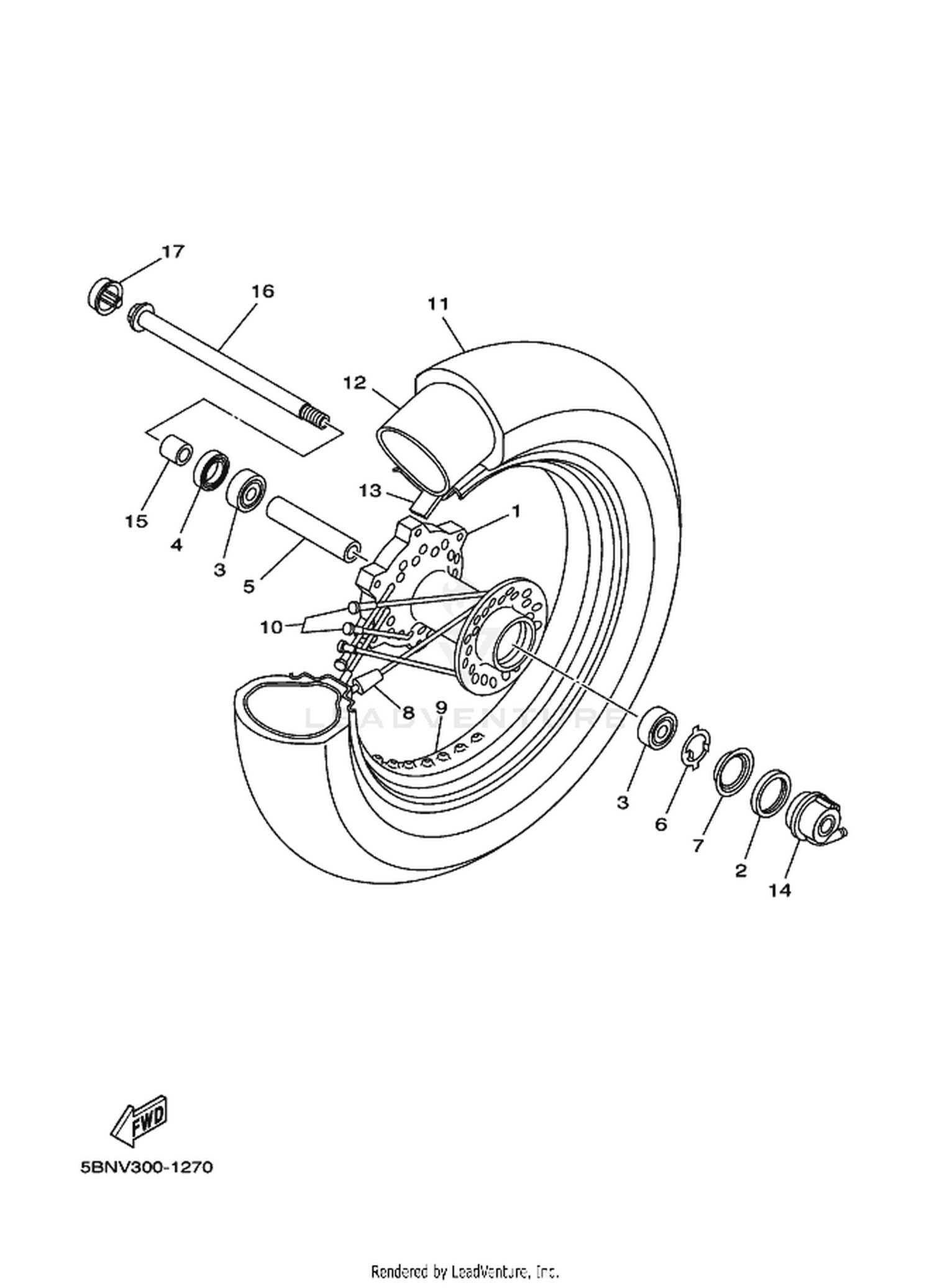 27 FRONT WHEEL