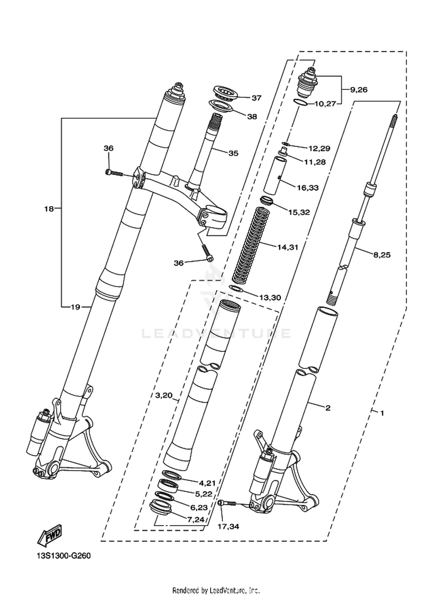 26 FRONT FORK