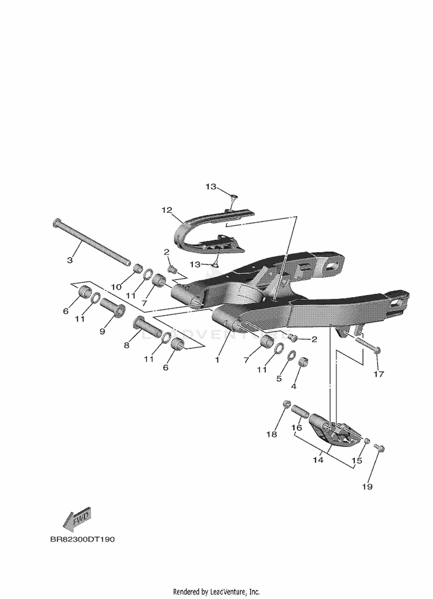 19 REAR ARM