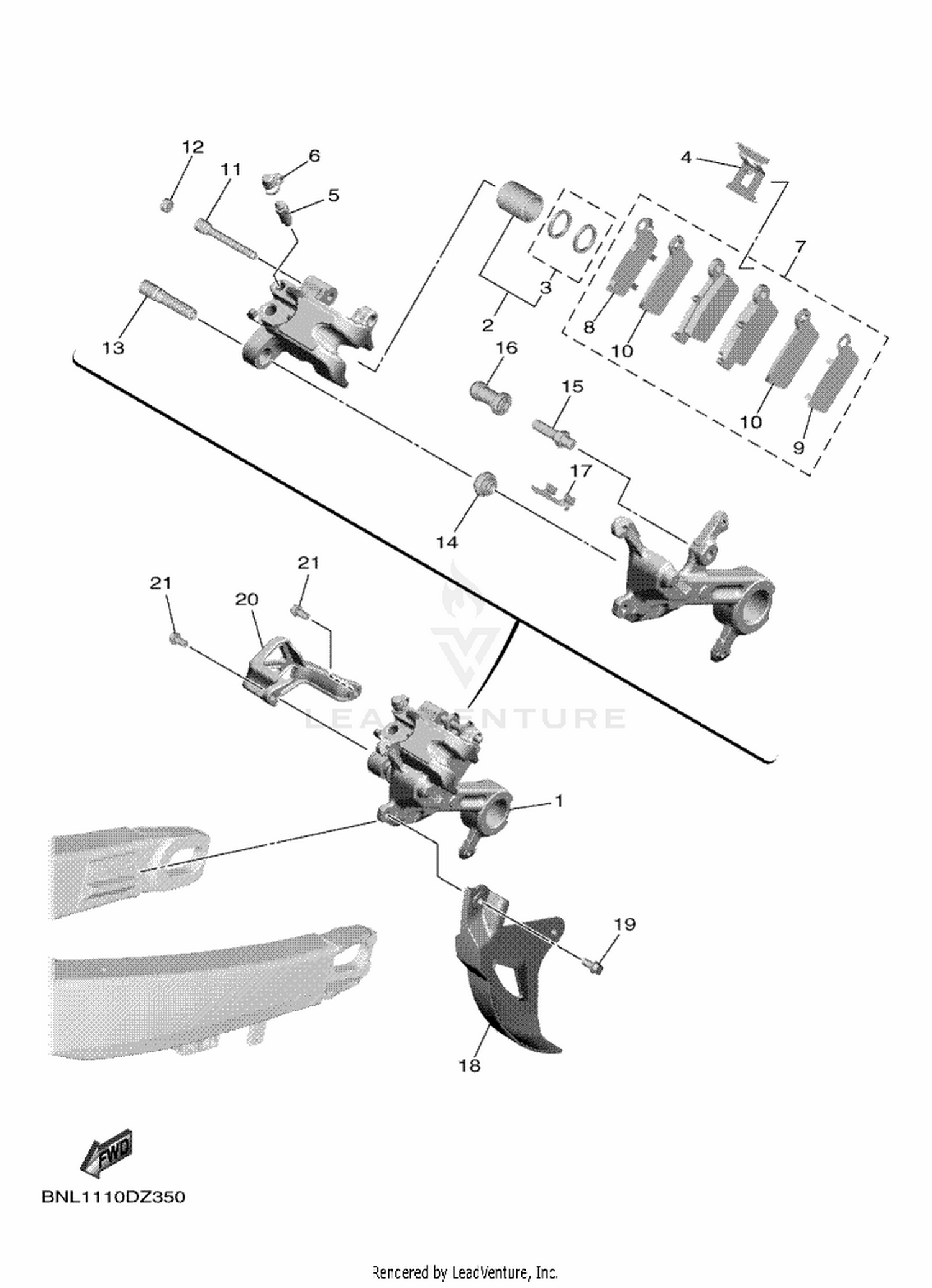 35 REAR BRAKE CALIPER