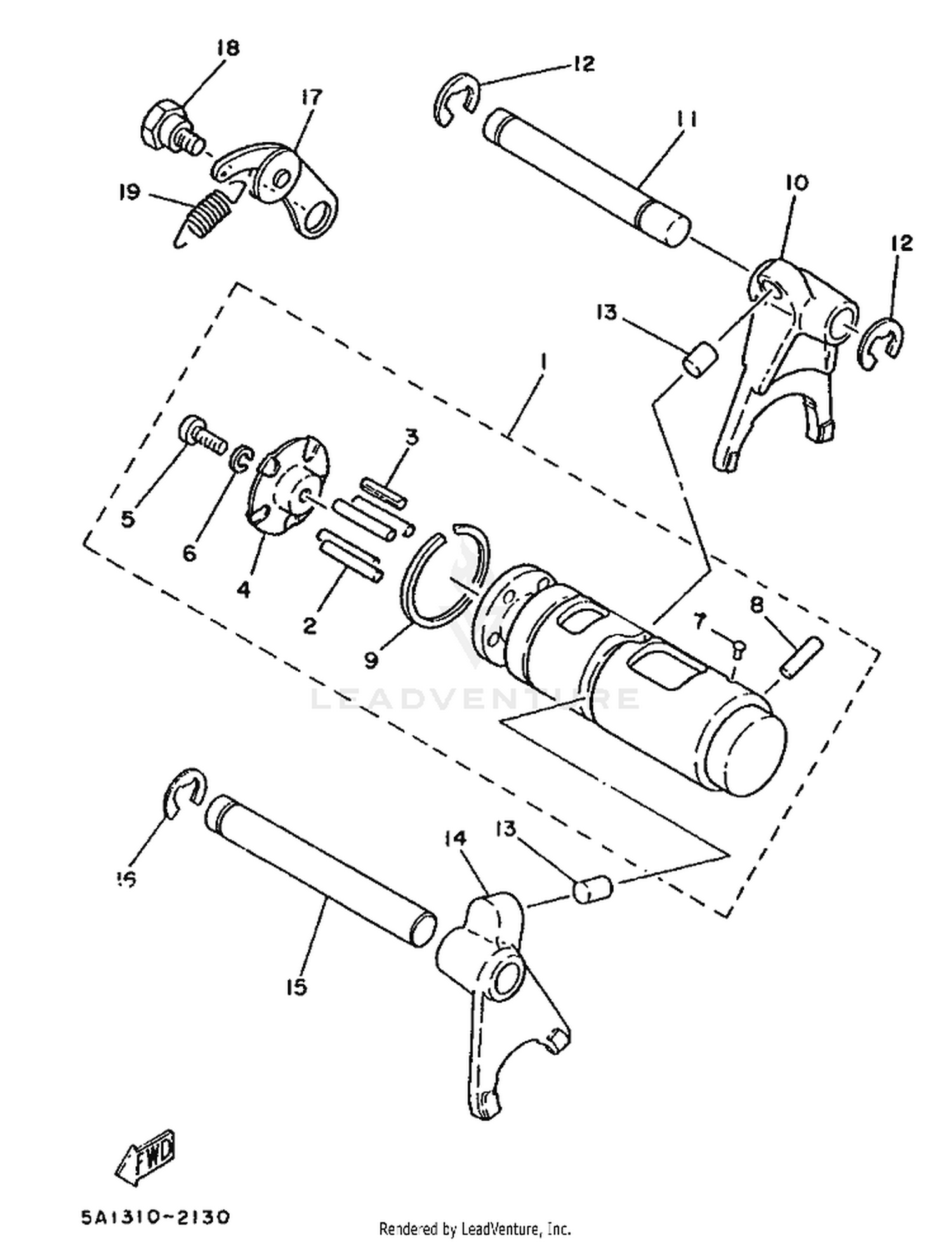 12 SHIFT CAM  FORK