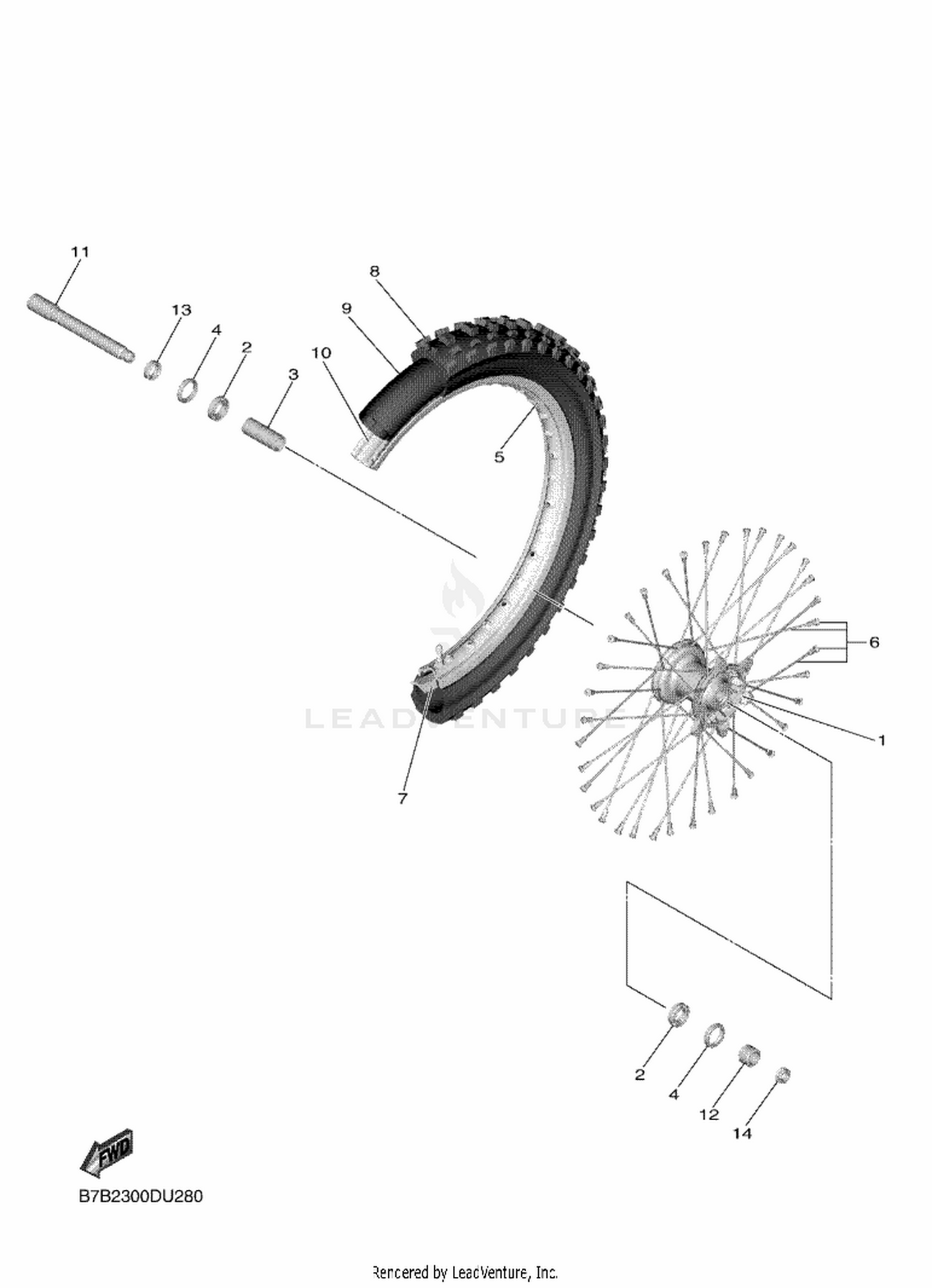 28 FRONT WHEEL