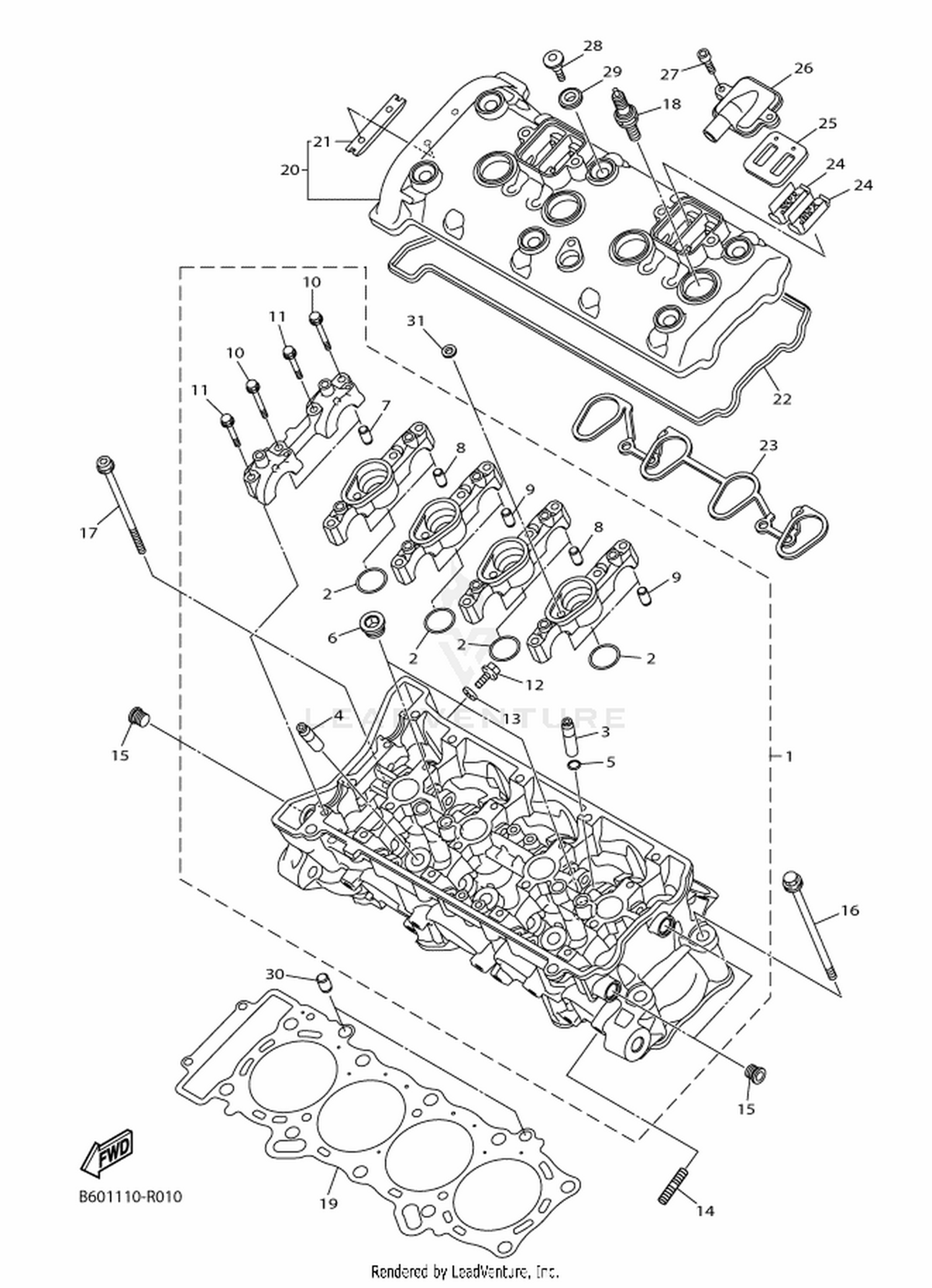 01 CYLINDER HEAD