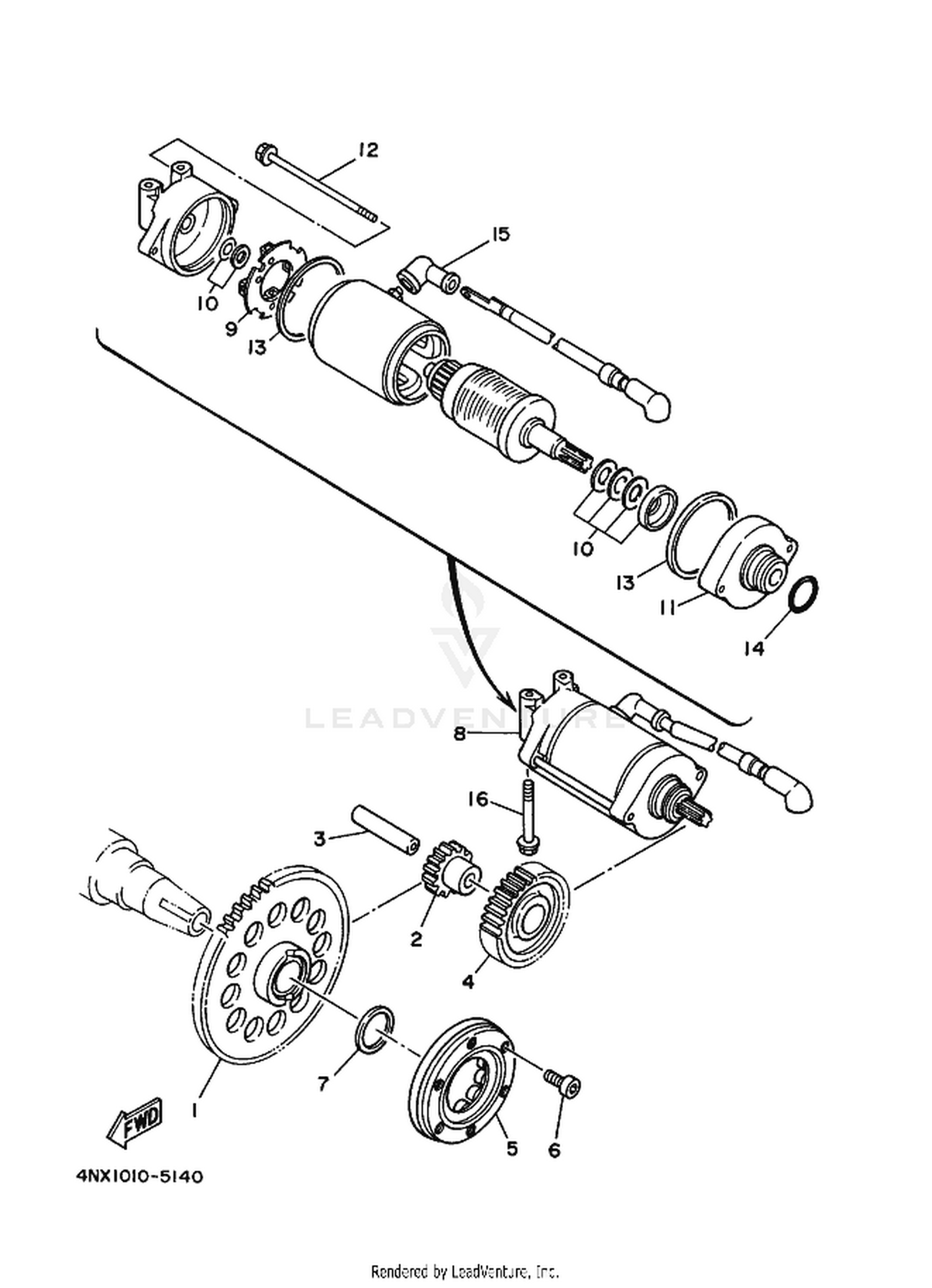 14 STARTER CLUTCH