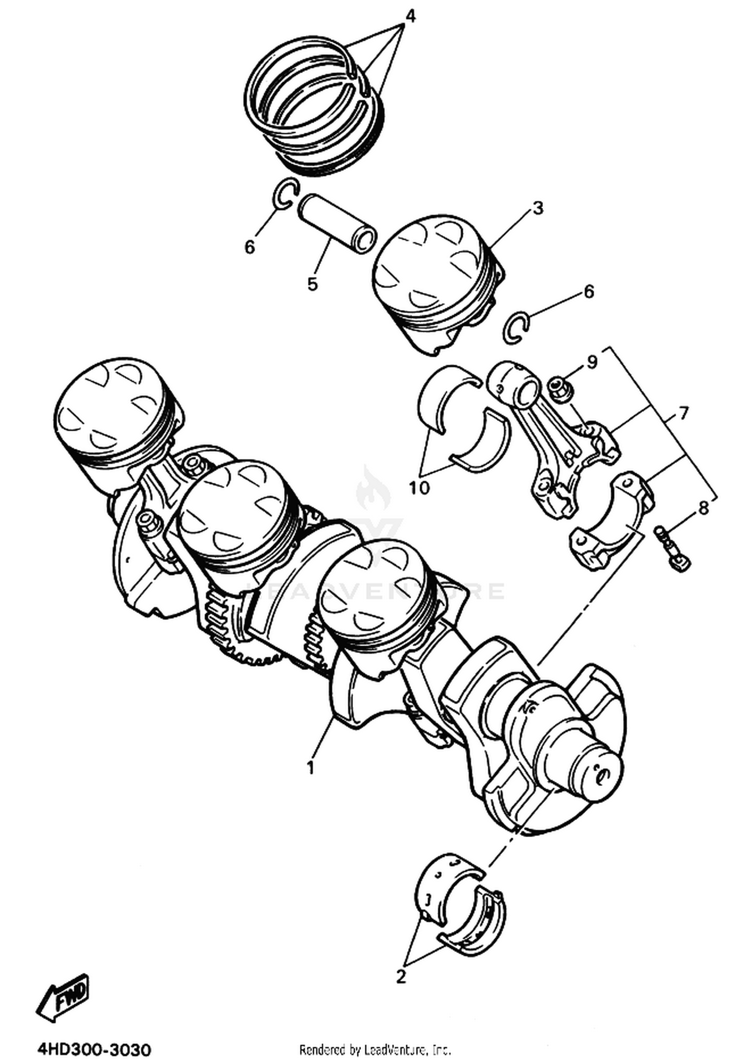 03 CRANKSHAFT  PISTON