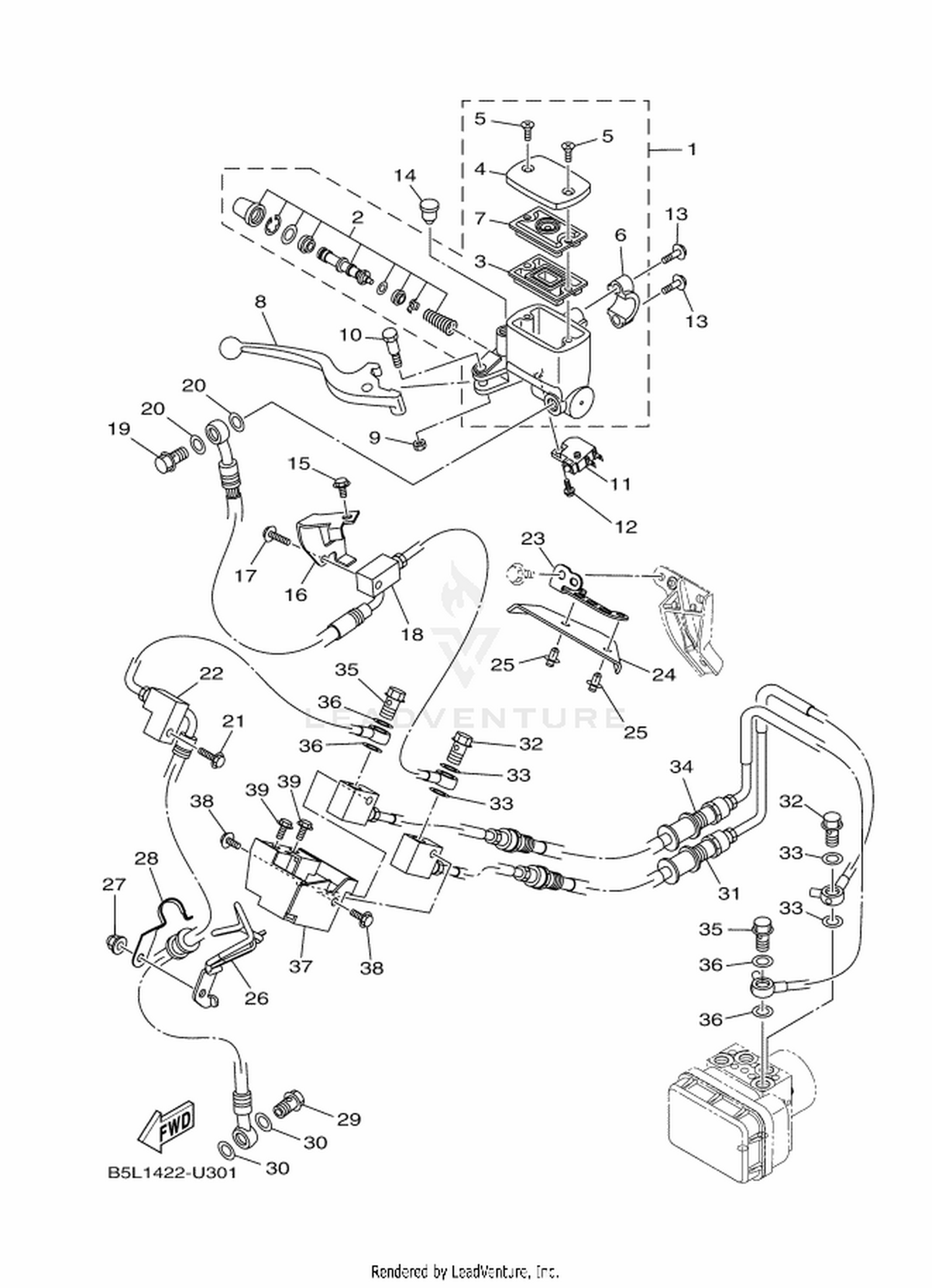 30 FRONT MASTER CYLINDER
