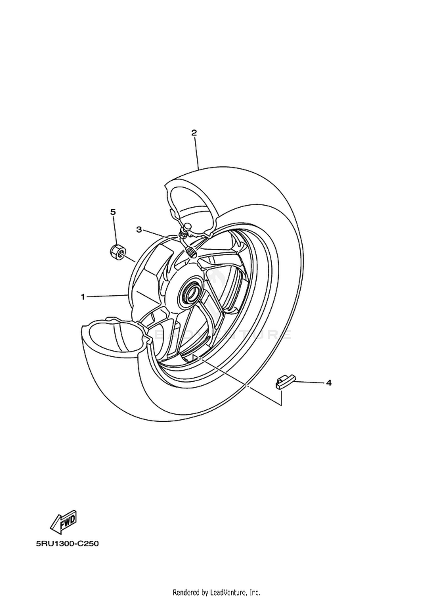 25 REAR WHEEL