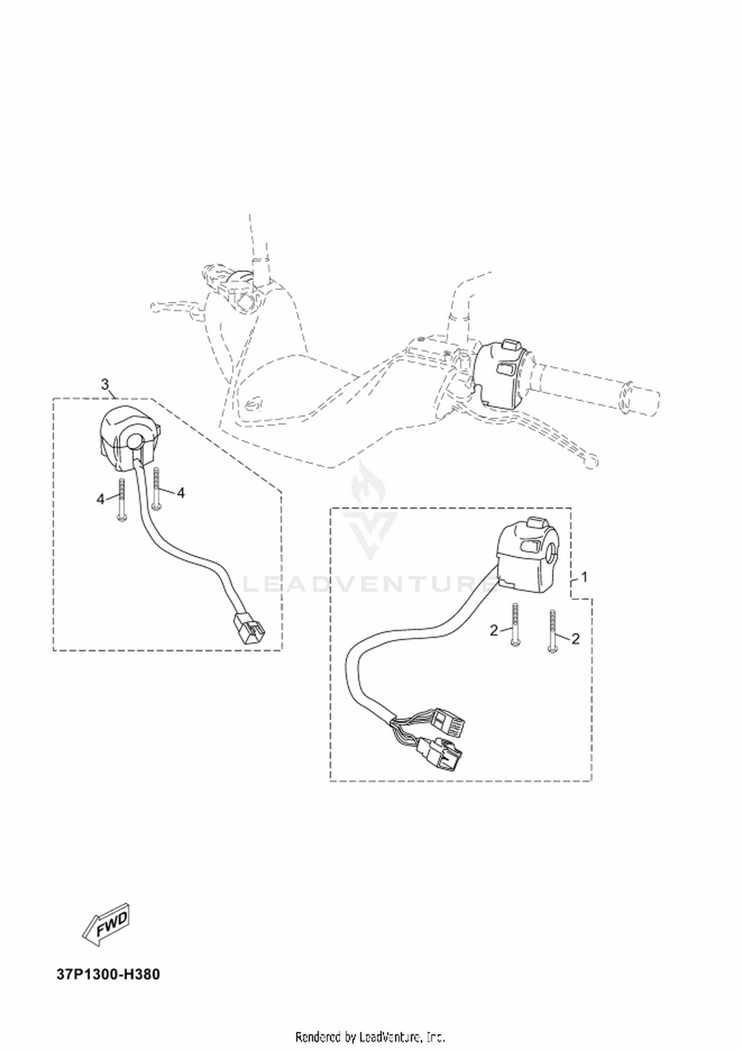 38 HANDLE SWITCH  LEVER
