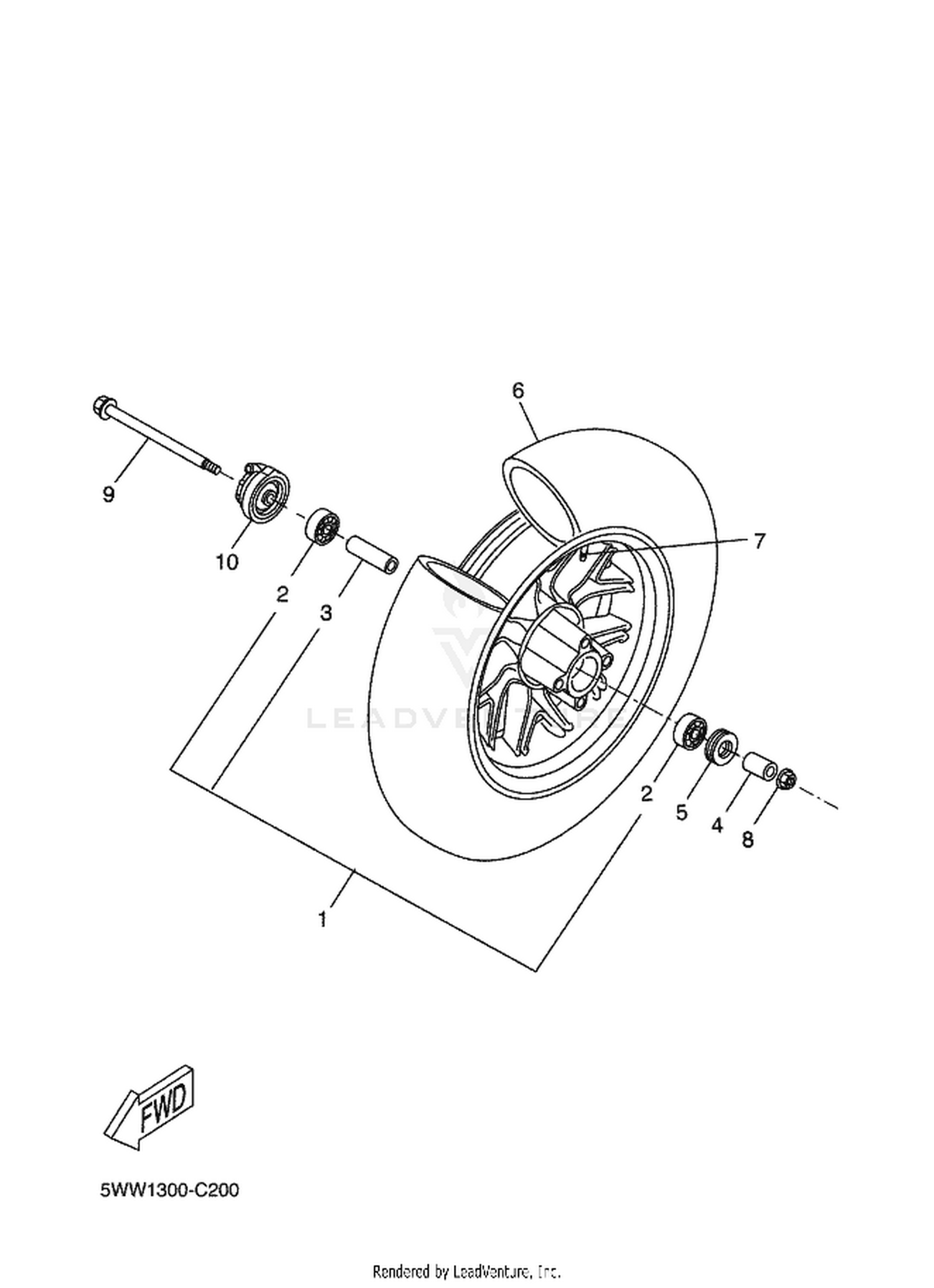 22 FRONT WHEEL