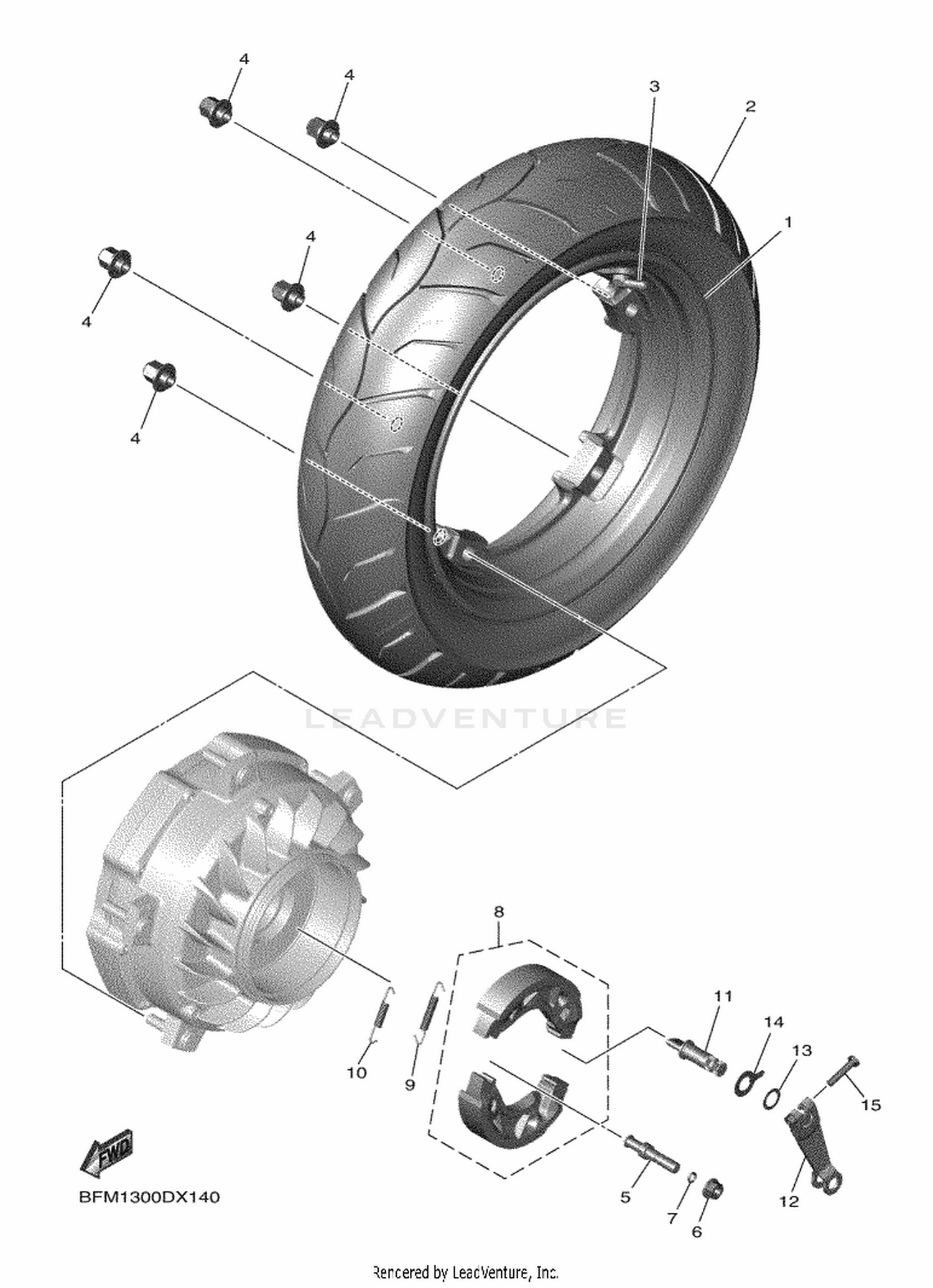 14 REAR WHEEL