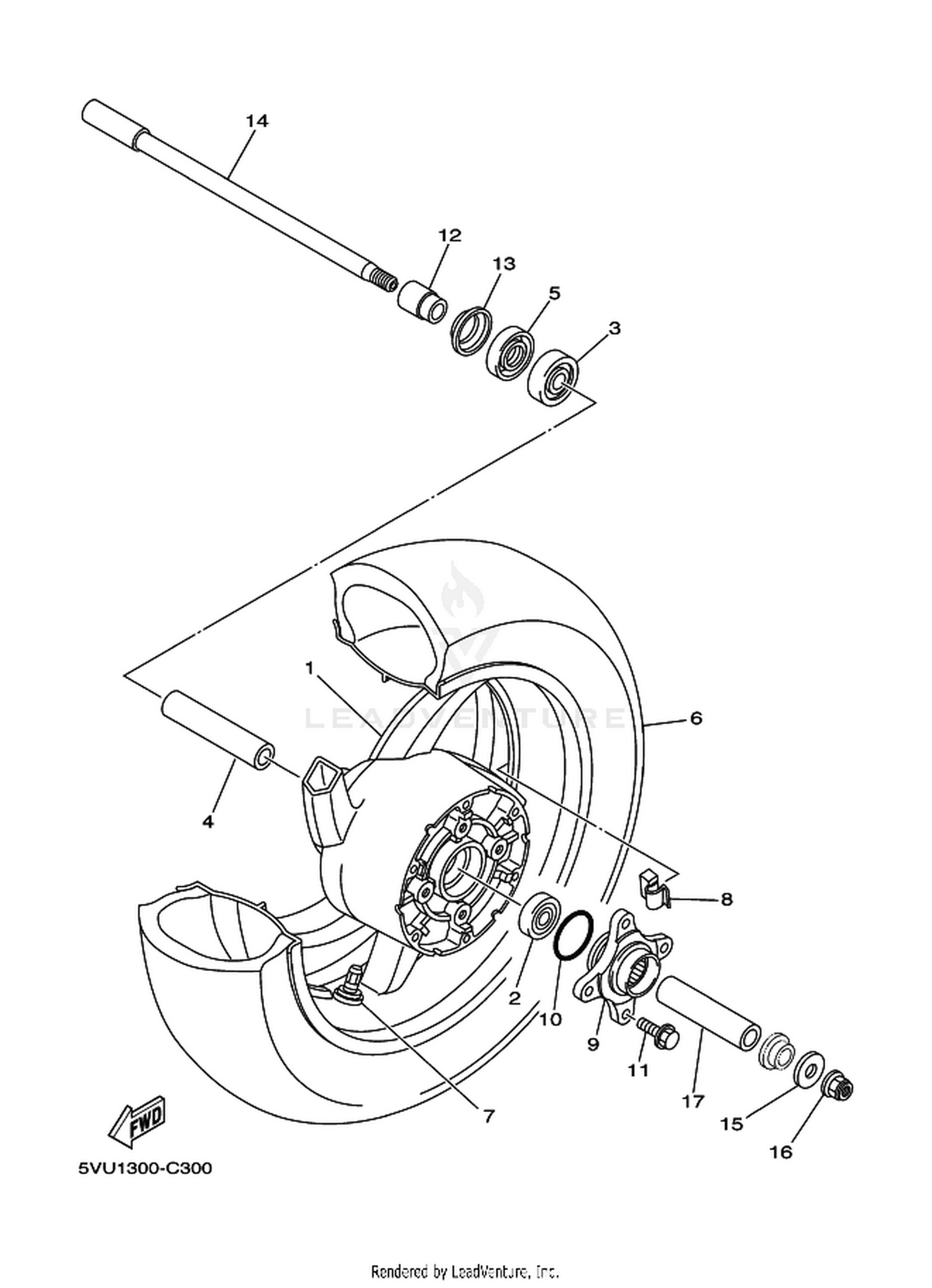30 REAR WHEEL