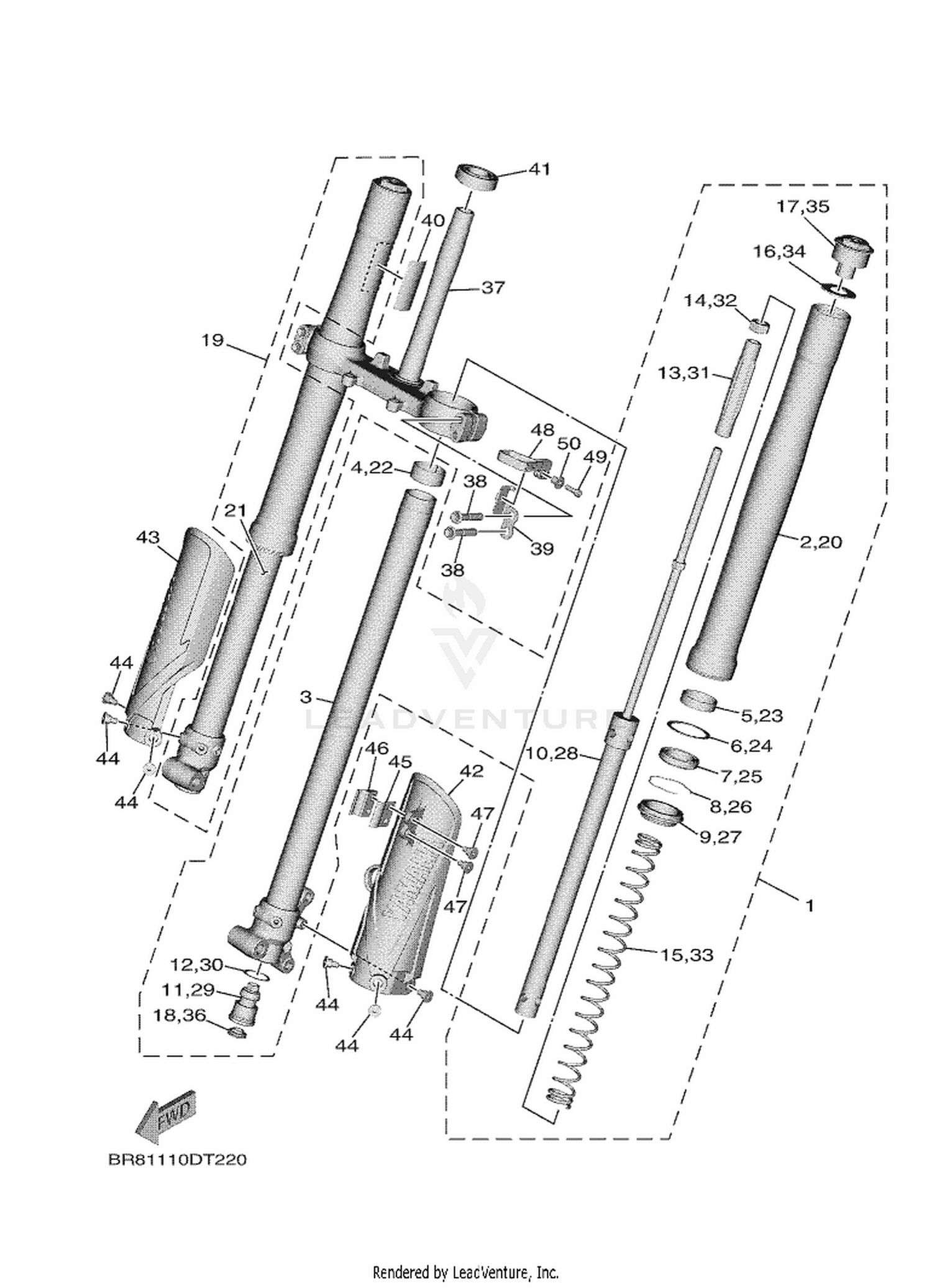 22 FRONT FORK