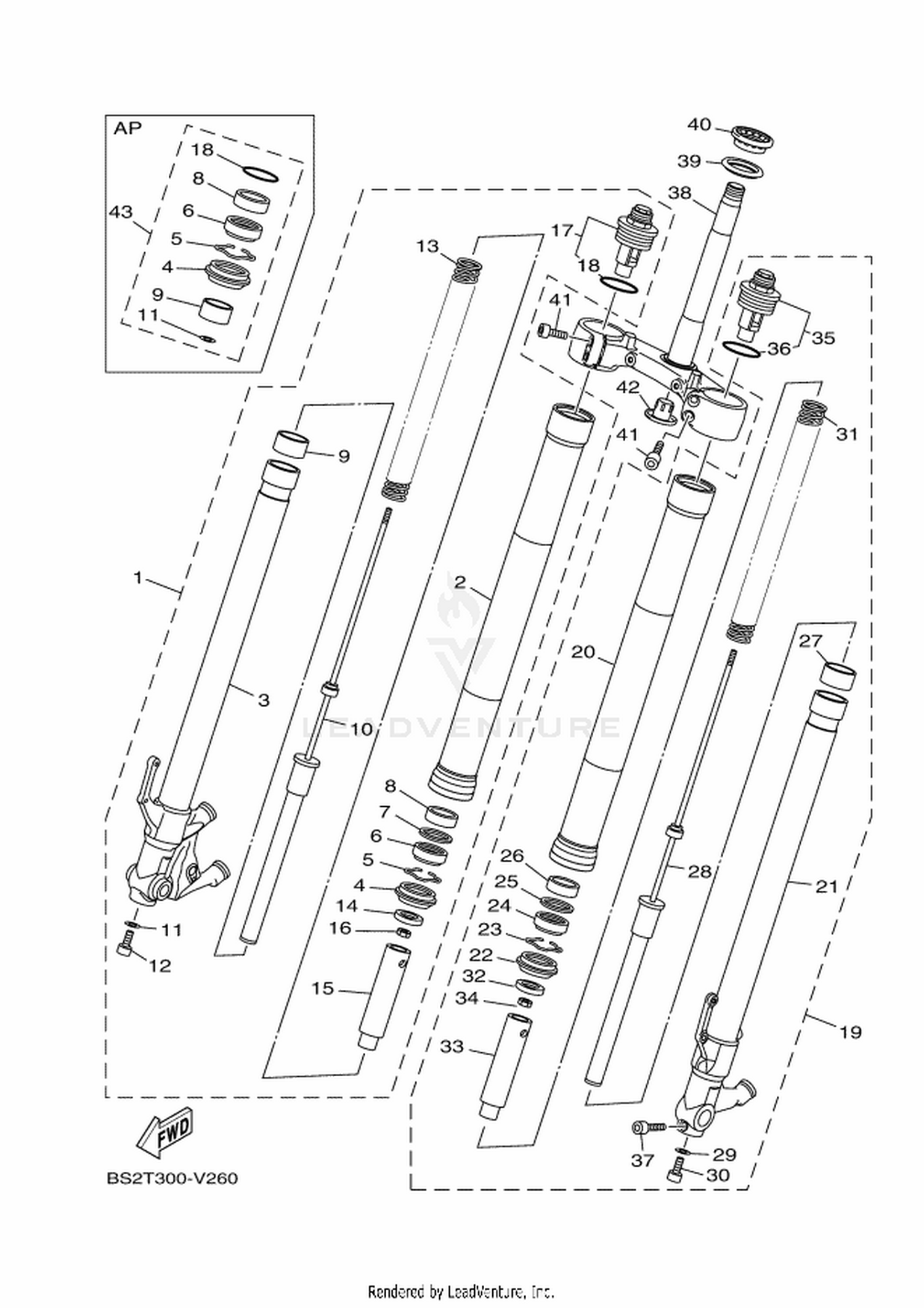 26 FRONT FORK