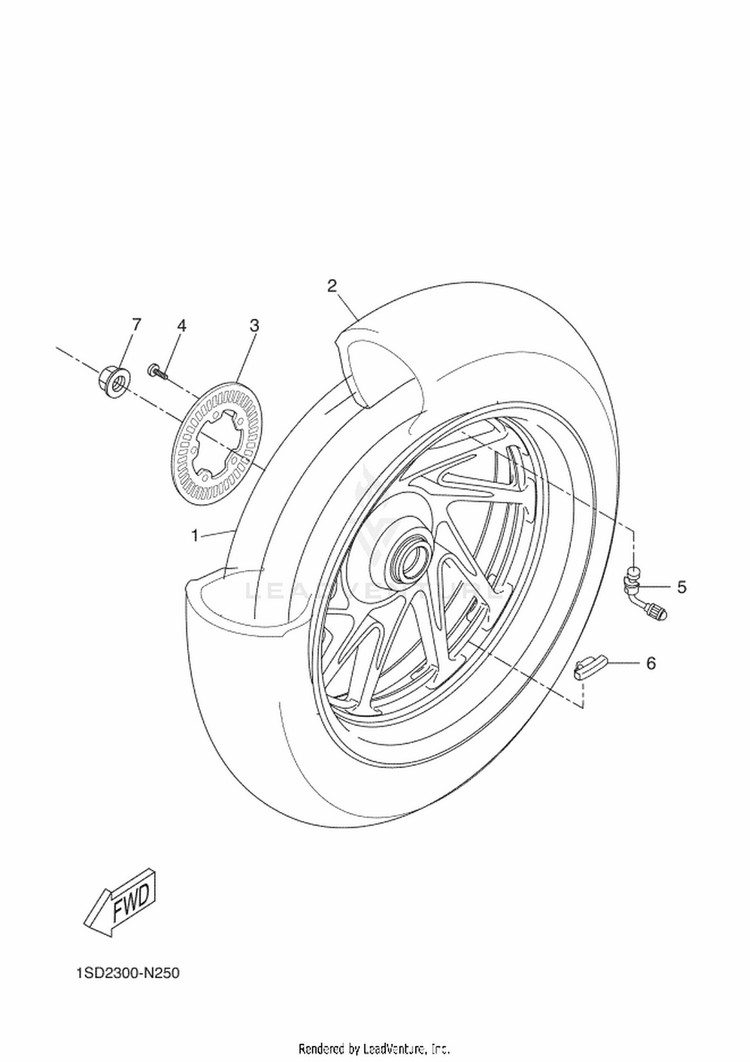 25 REAR WHEEL