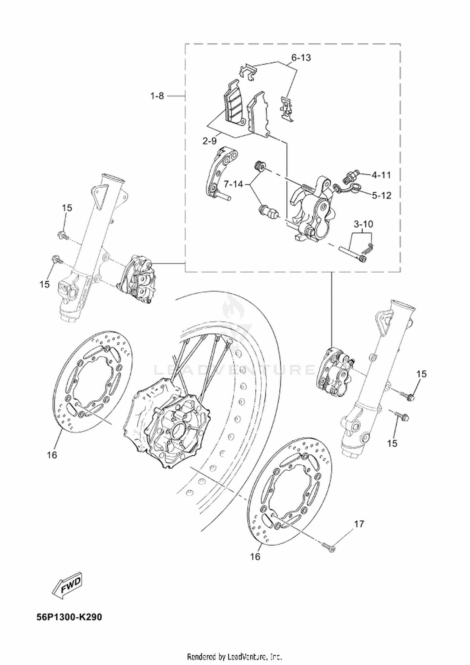 29 FRONT BRAKE