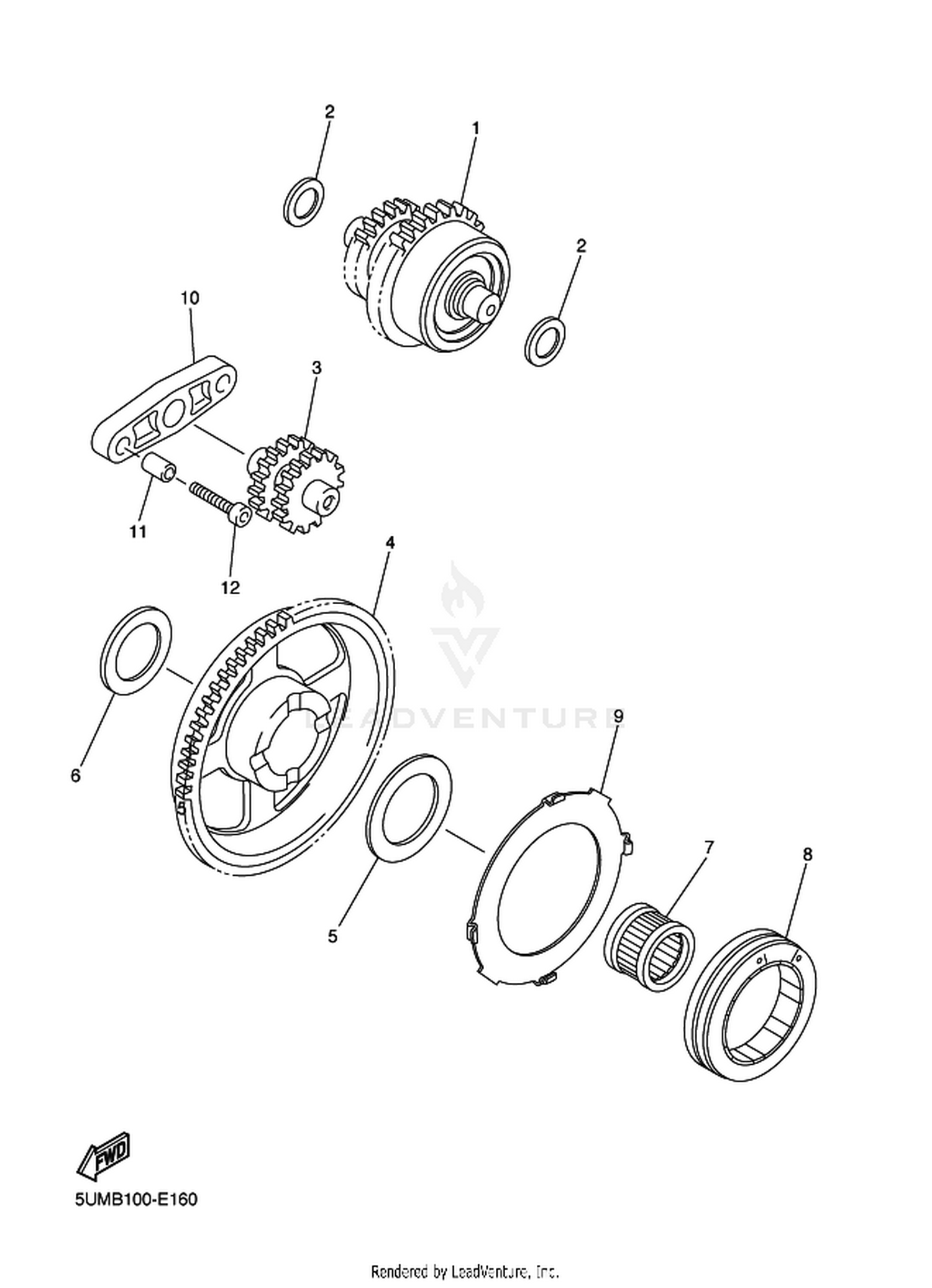 16 STARTER CLUTCH