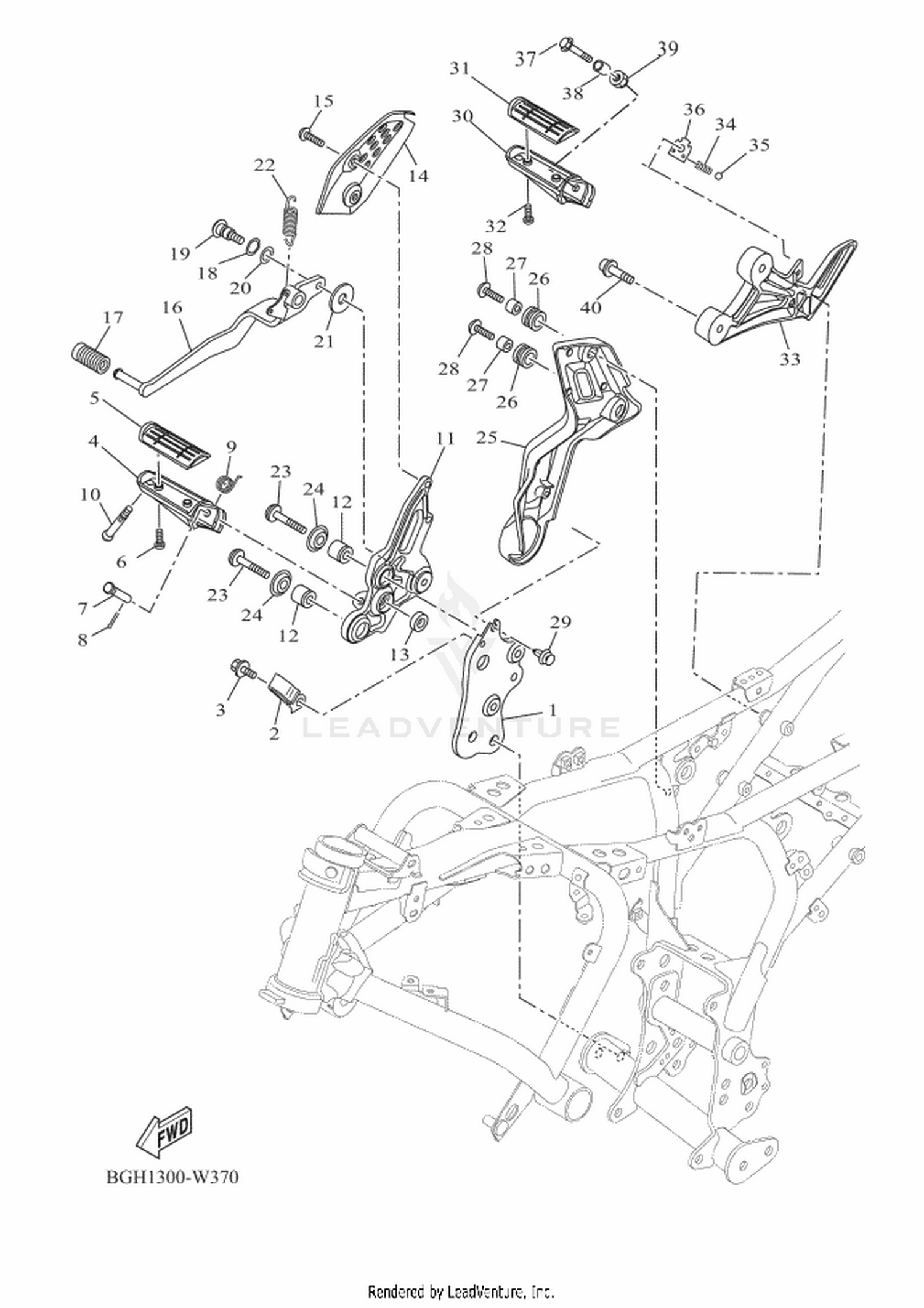 38 STAND & FOOTREST 2