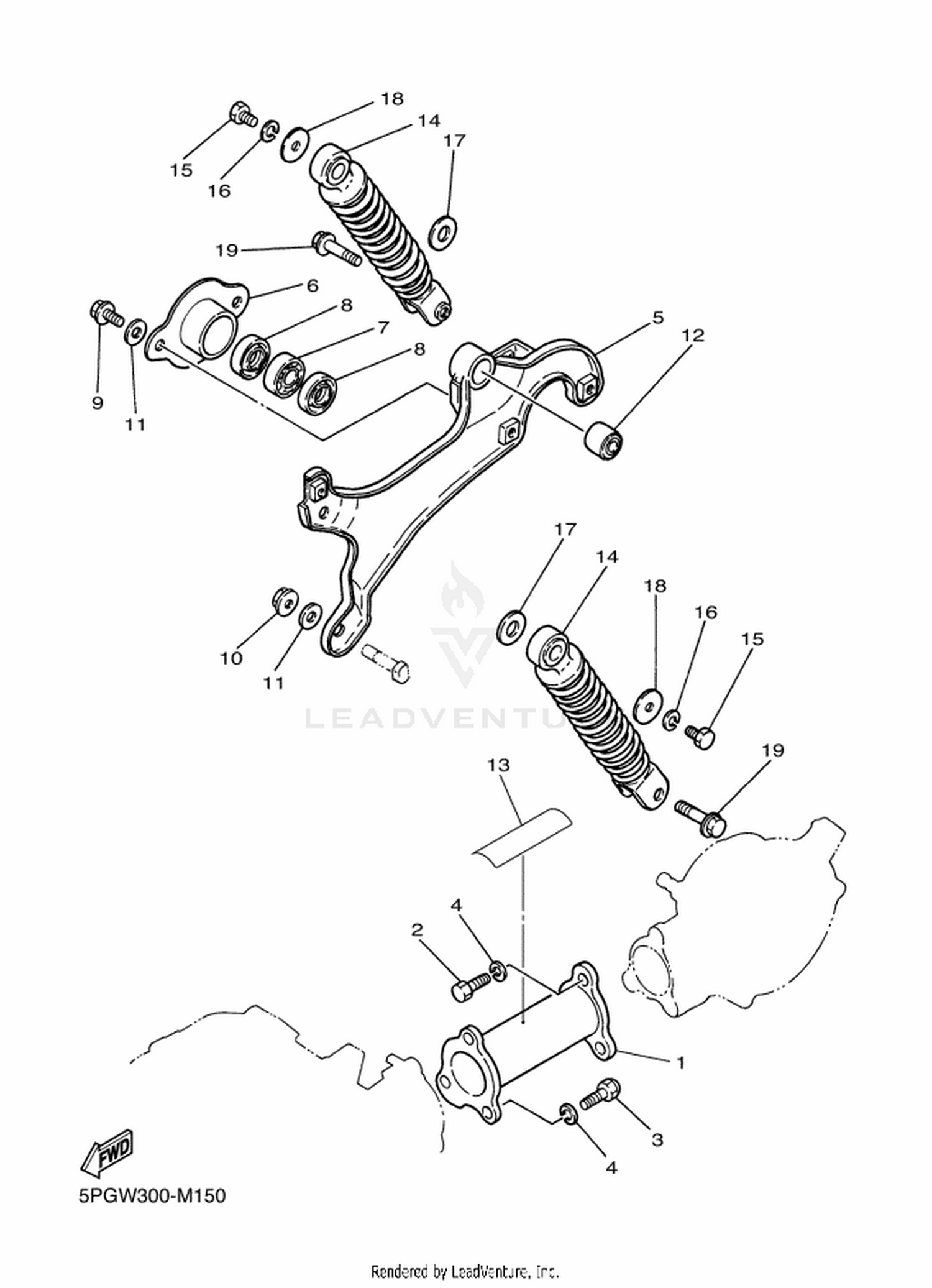 15 REAR ARM  SUSPENSION