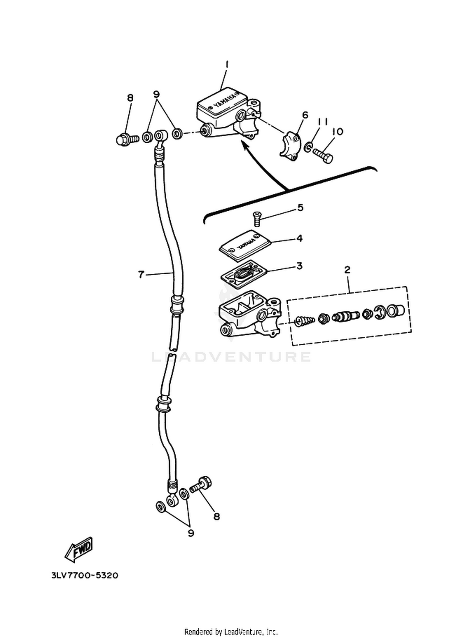 32 FRONT MASTER CYLINDER