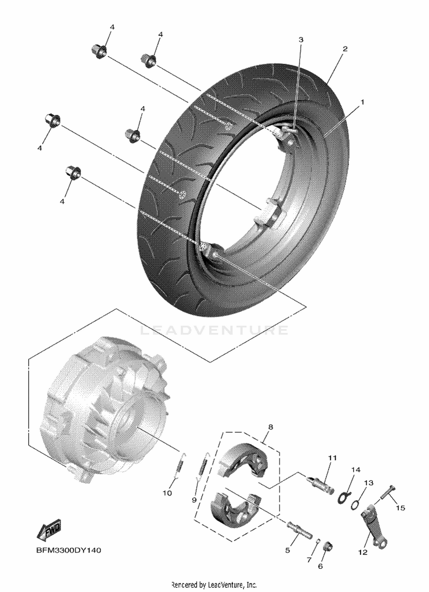 14 REAR WHEEL