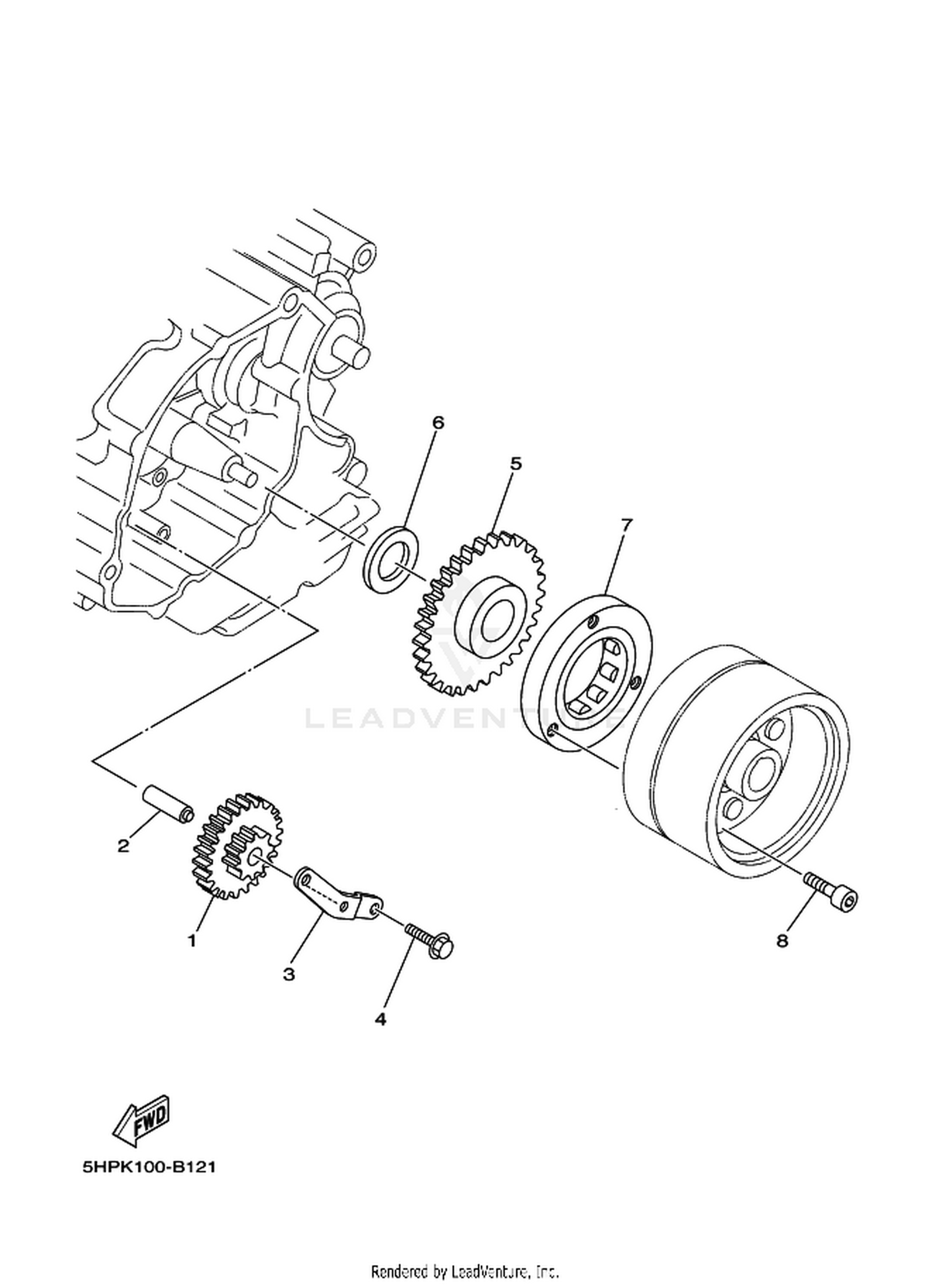 12 STARTER CLUTCH