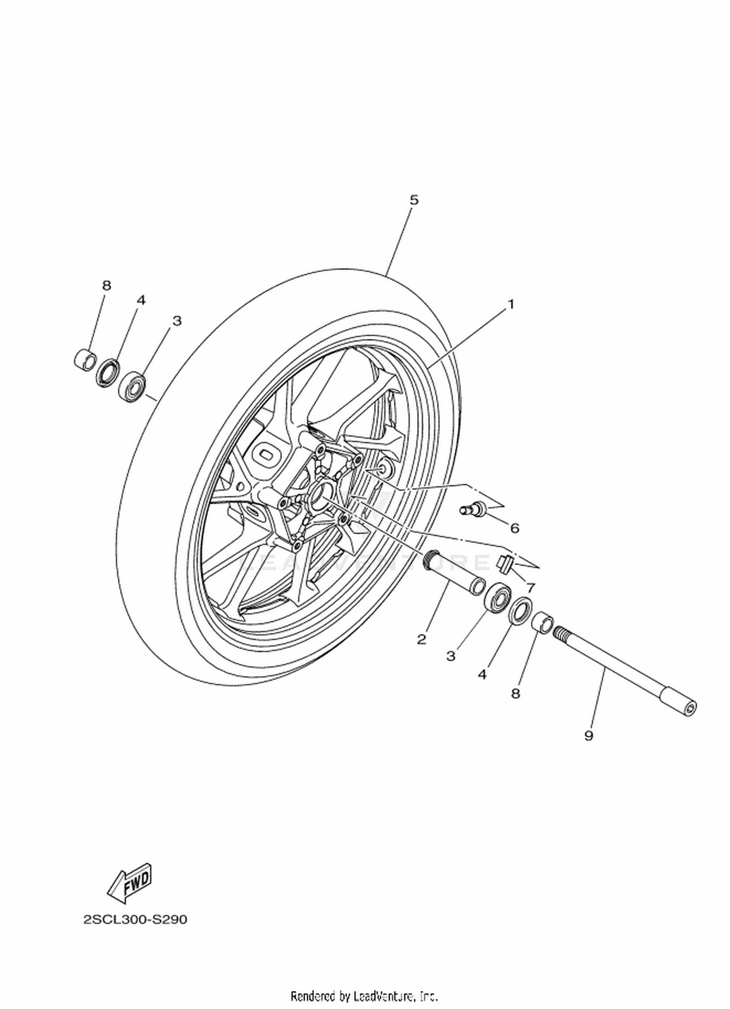 29 FRONT WHEEL