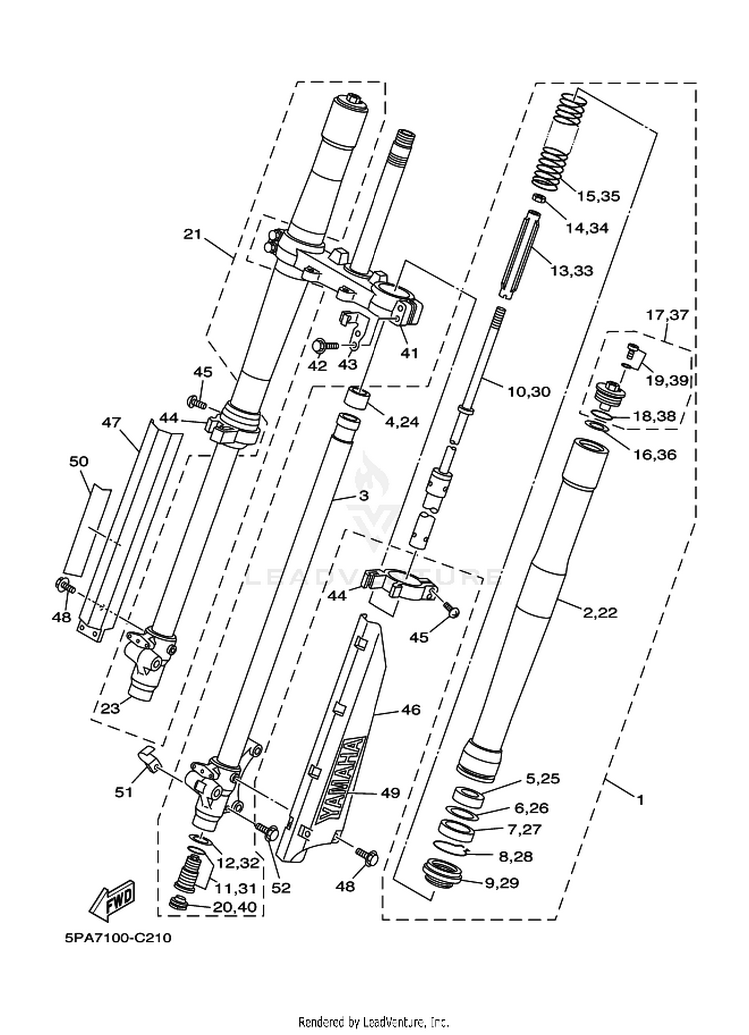 21 FRONT FORK