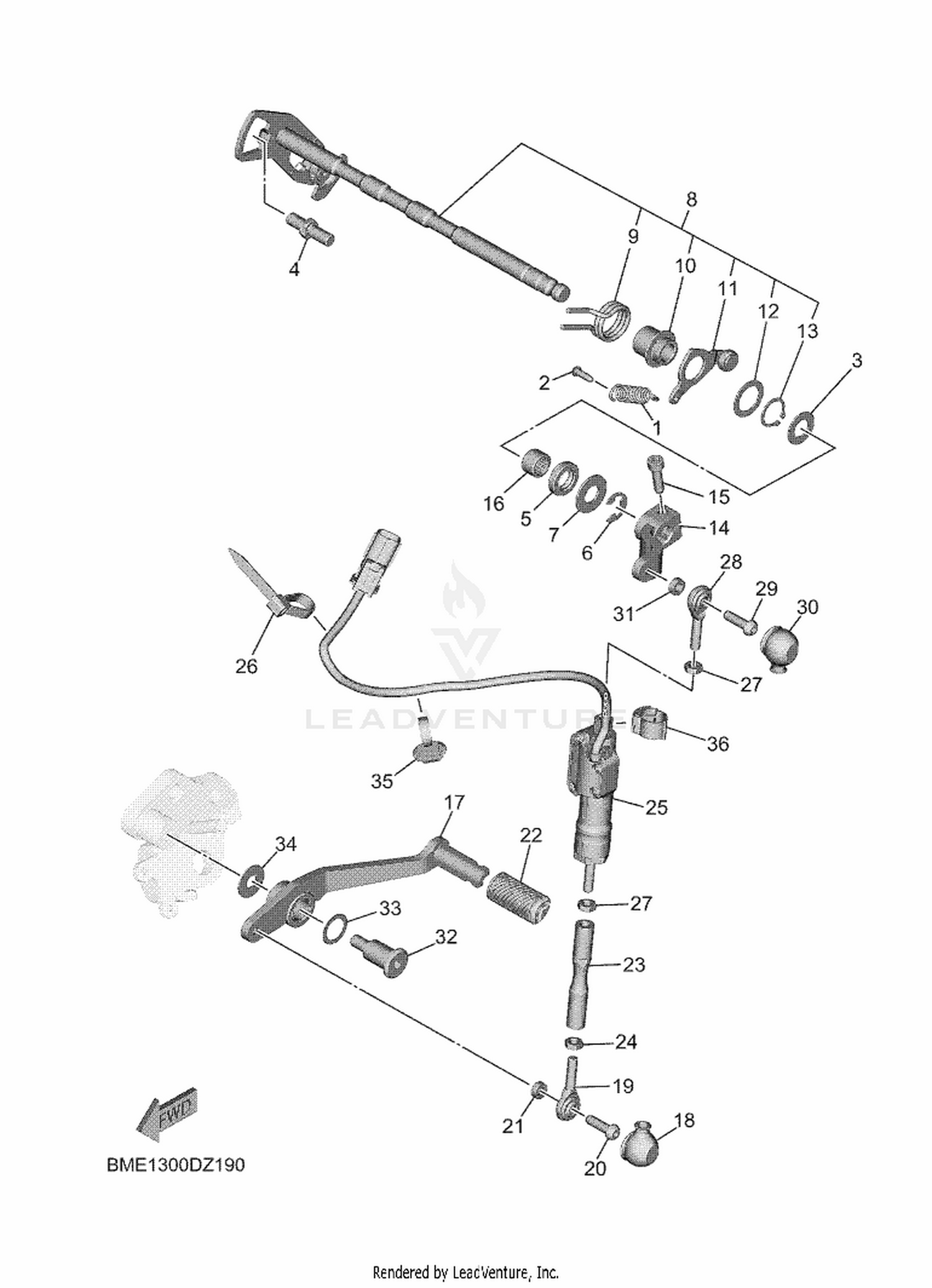 19 SHIFT SHAFT