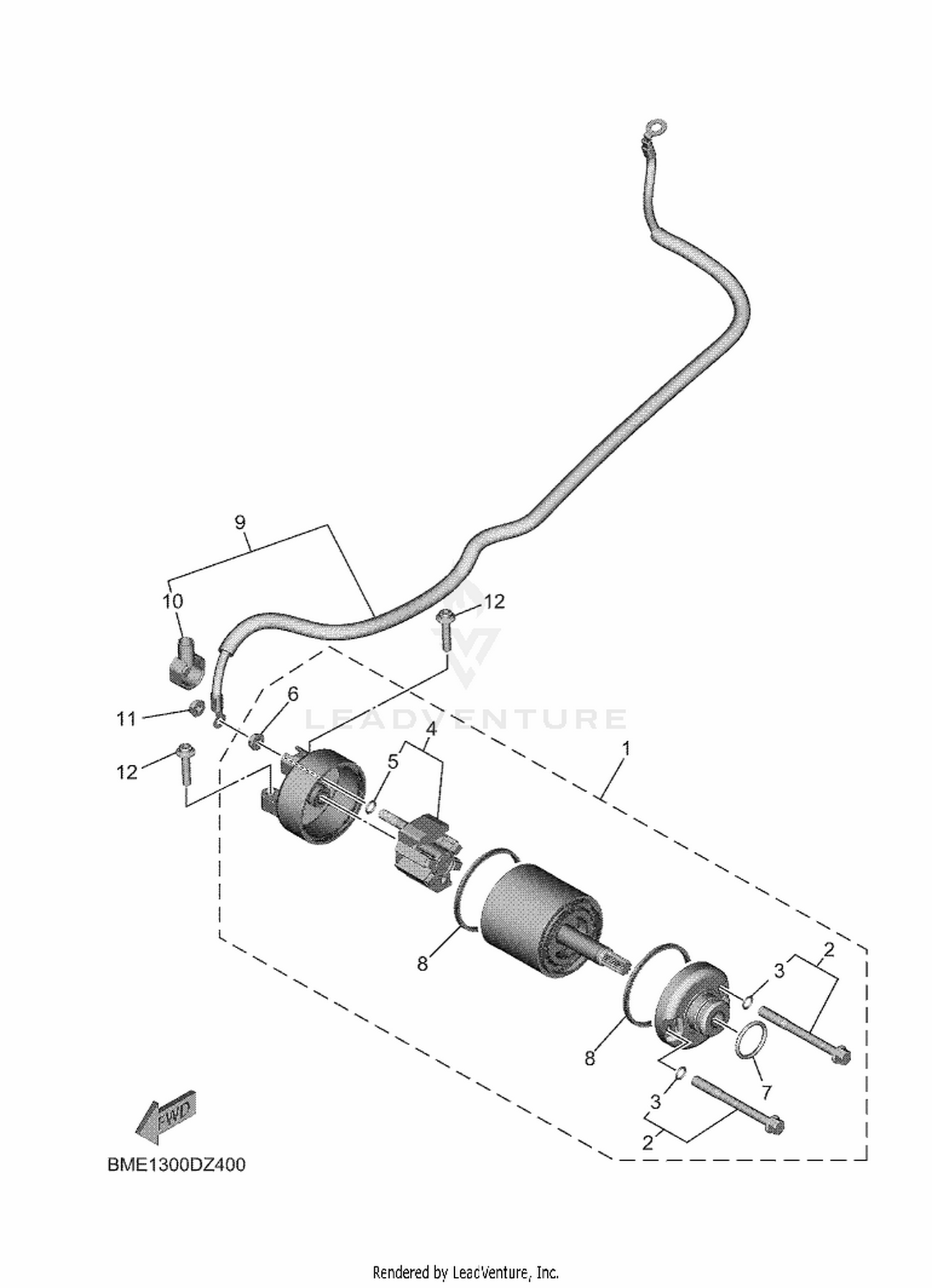 40 STARTING MOTOR
