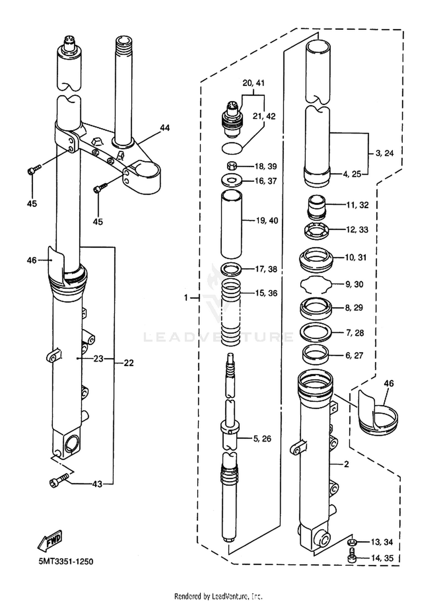 25 FRONT FORK