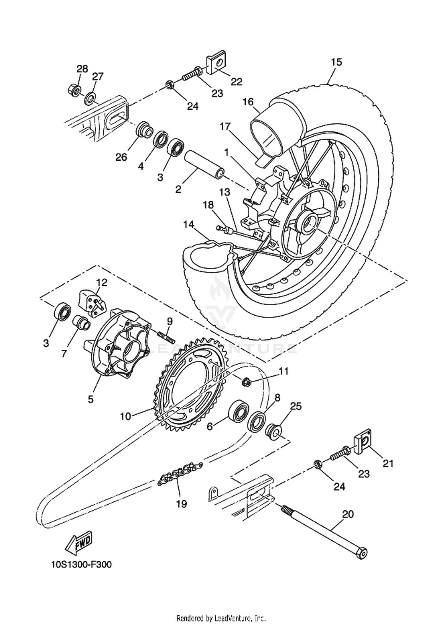 31 REAR WHEEL