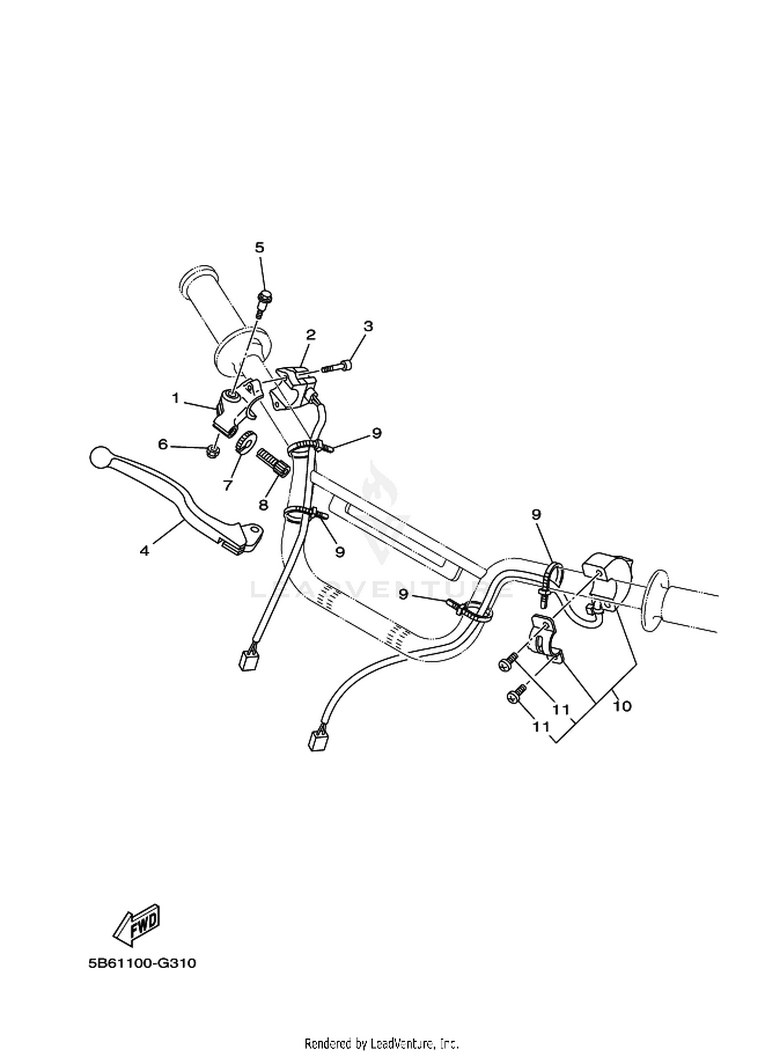 31 HANDLE SWITCH  LEVER