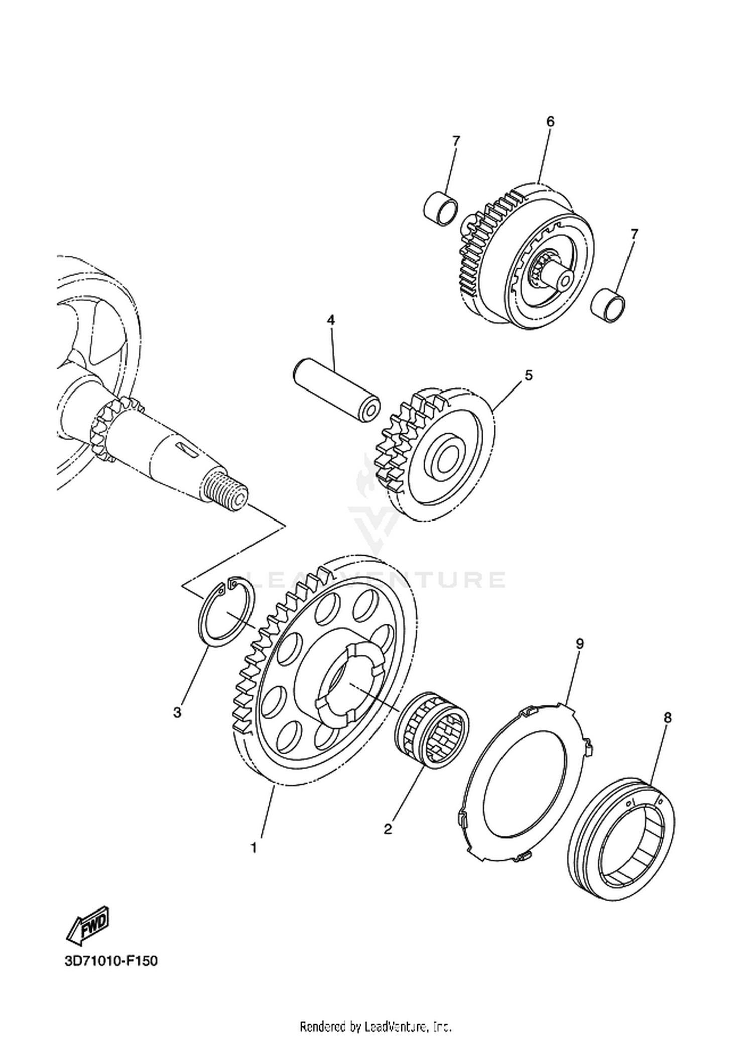 15 STARTER CLUTCH