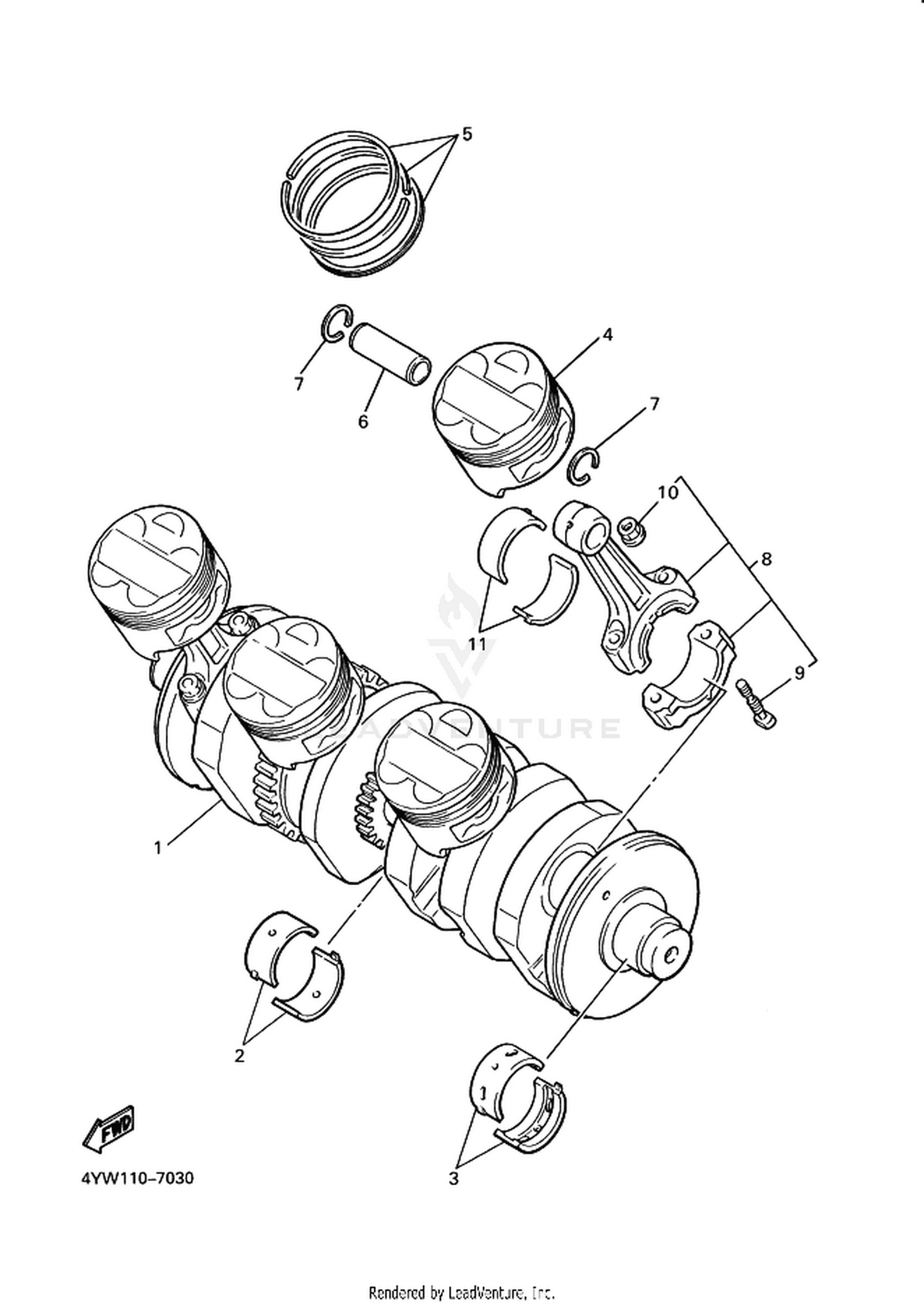 03 CRANKSHAFT  PISTON