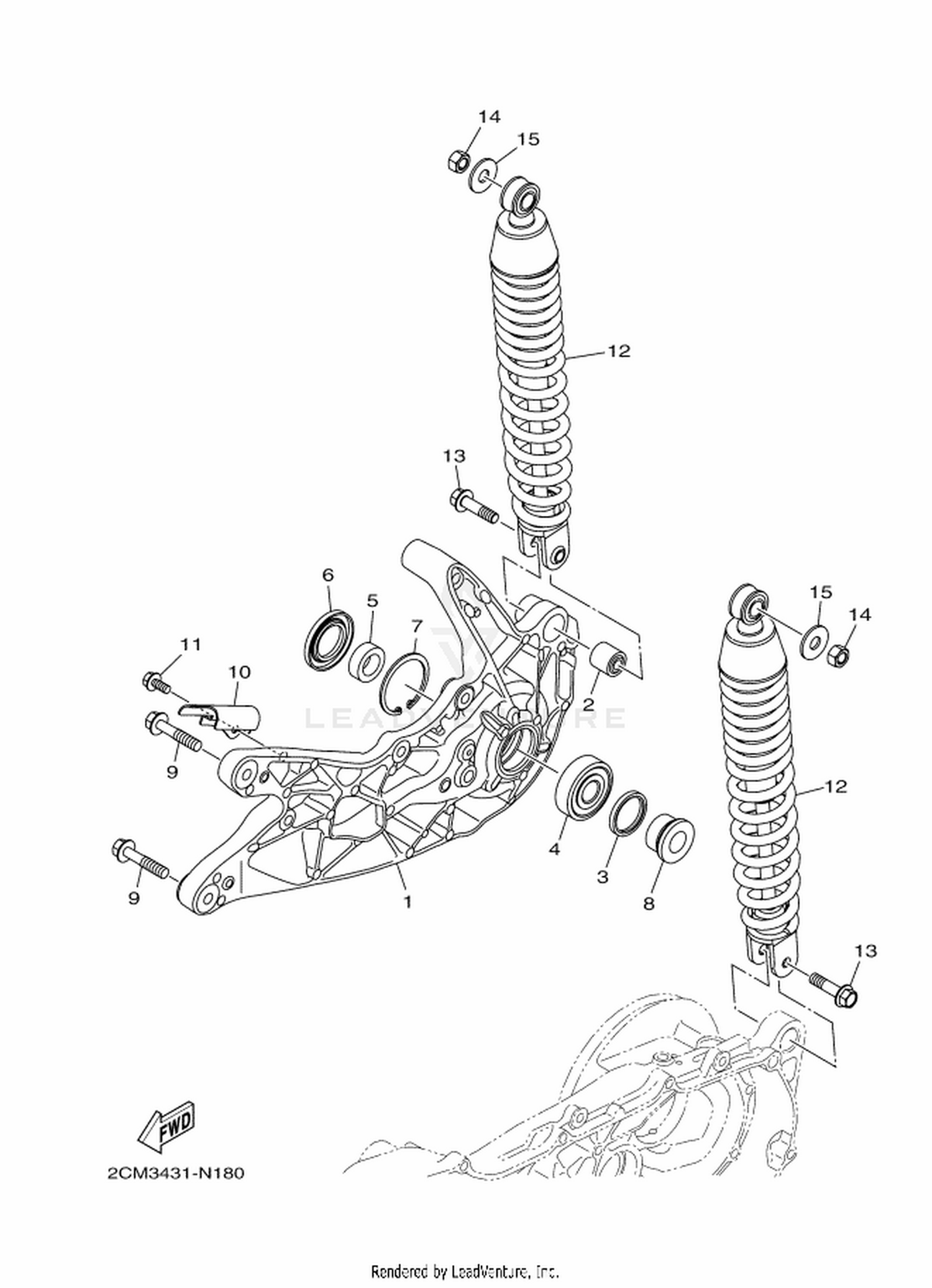 18 REAR ARM  SUSPENSION